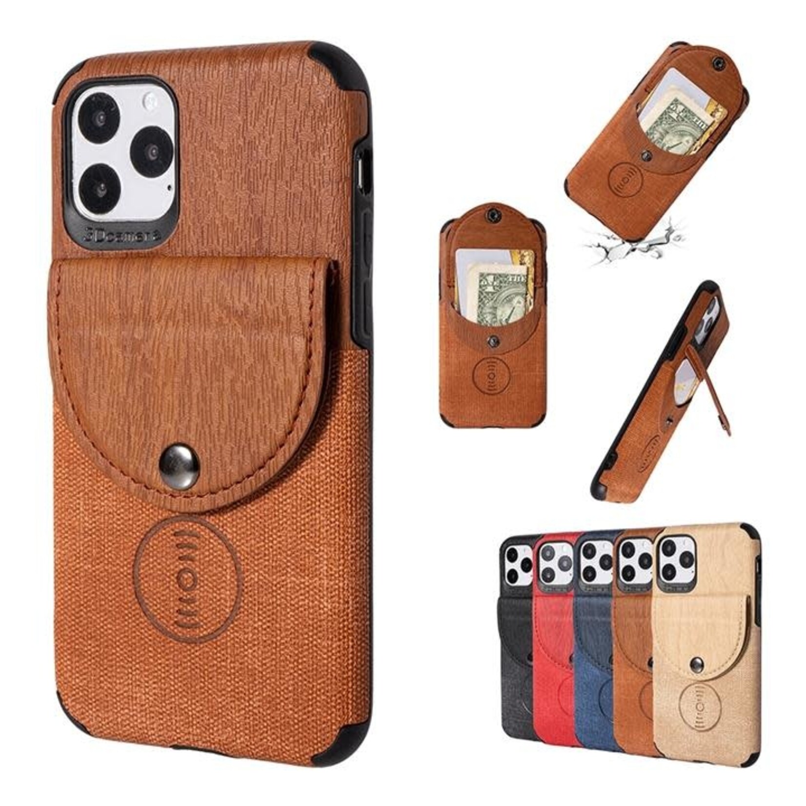 Apple ÉTUI IPHONE X / XS Bois Cuir TPU