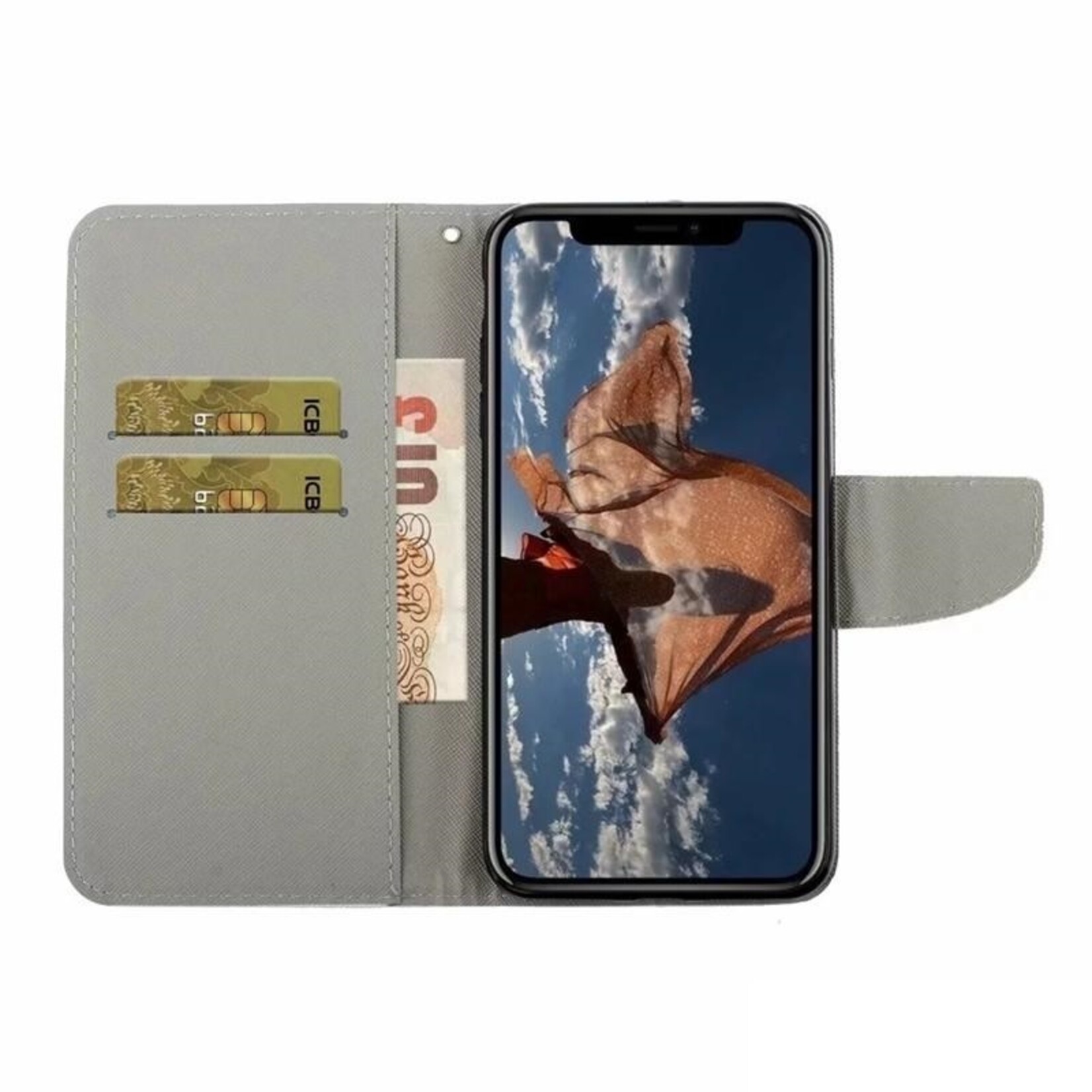 Samsung ÉTUI SAMSUNG A21S / A71 Cartoon Leather Wallet