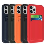 Apple ÉTUI IPHONE 13 PRO MAX - SILICONE TPU AVEC POCHETTE POUR CARTE