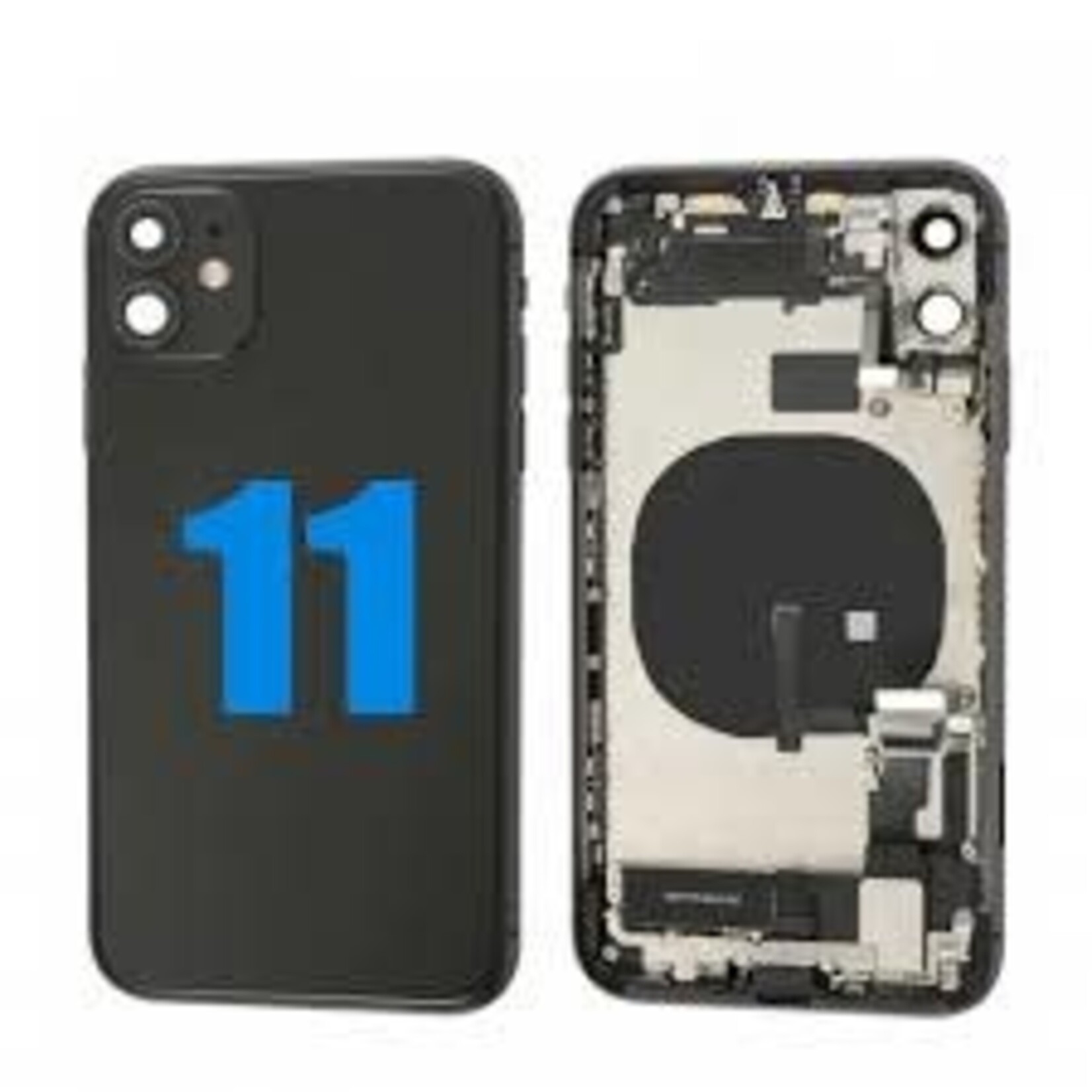 Apple Back Housing complete for iPhone 11 - black