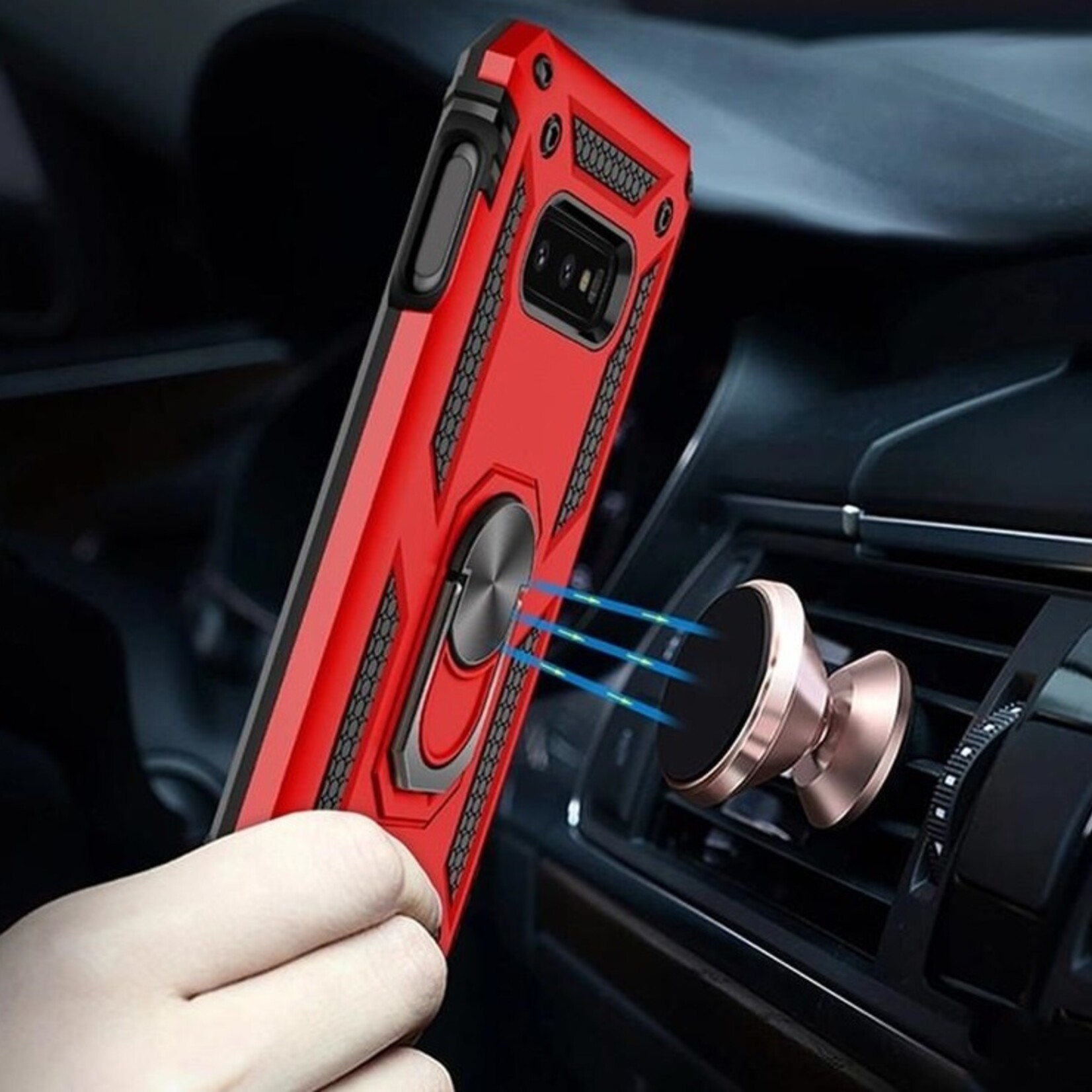 Samsung ÉTUI SAMSUNG S21 FE -Transformer Magnet Enabled with Ring Kickstand