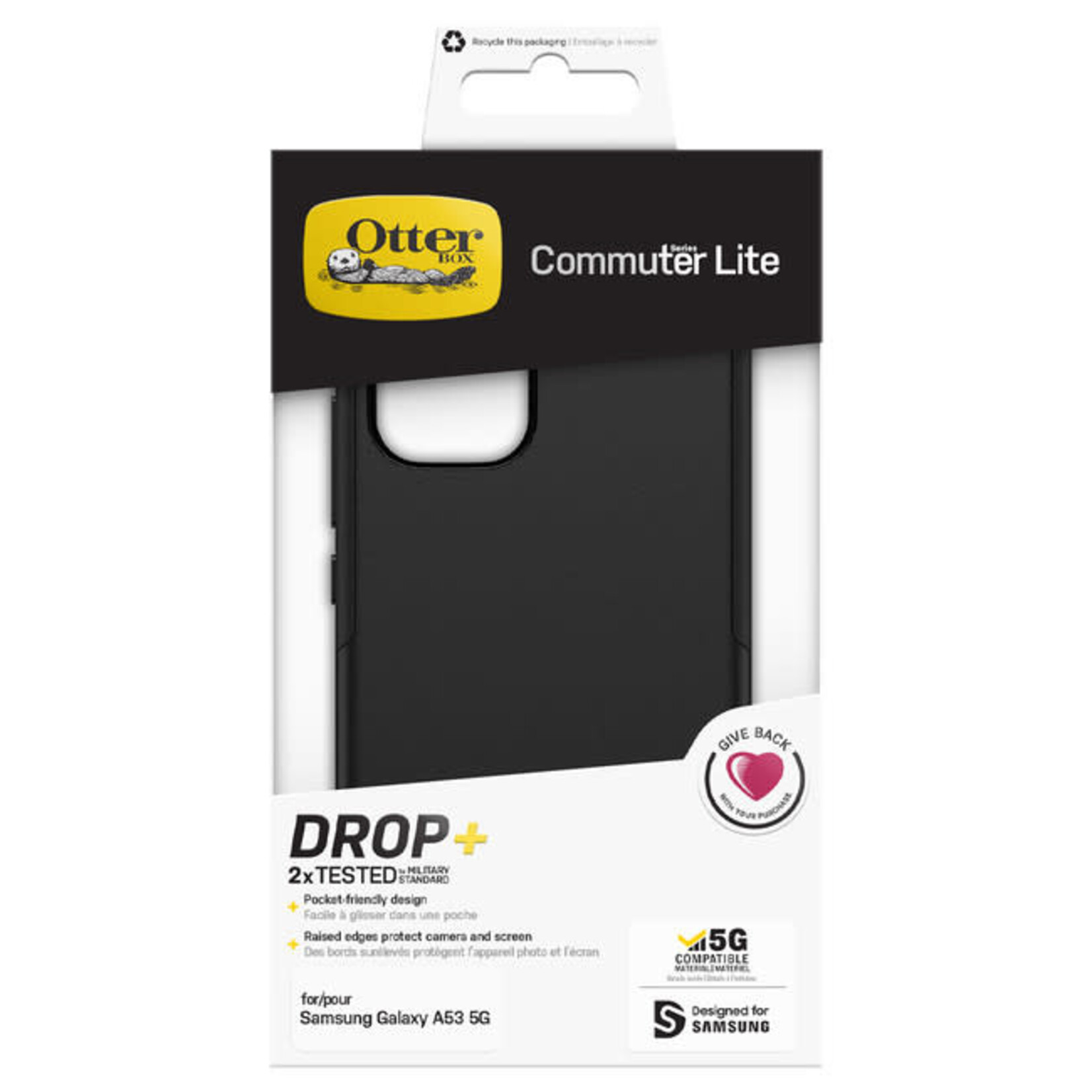 Étui Samsung Galaxy A53 5G - Otterbox - Commuter Lite Protective Black