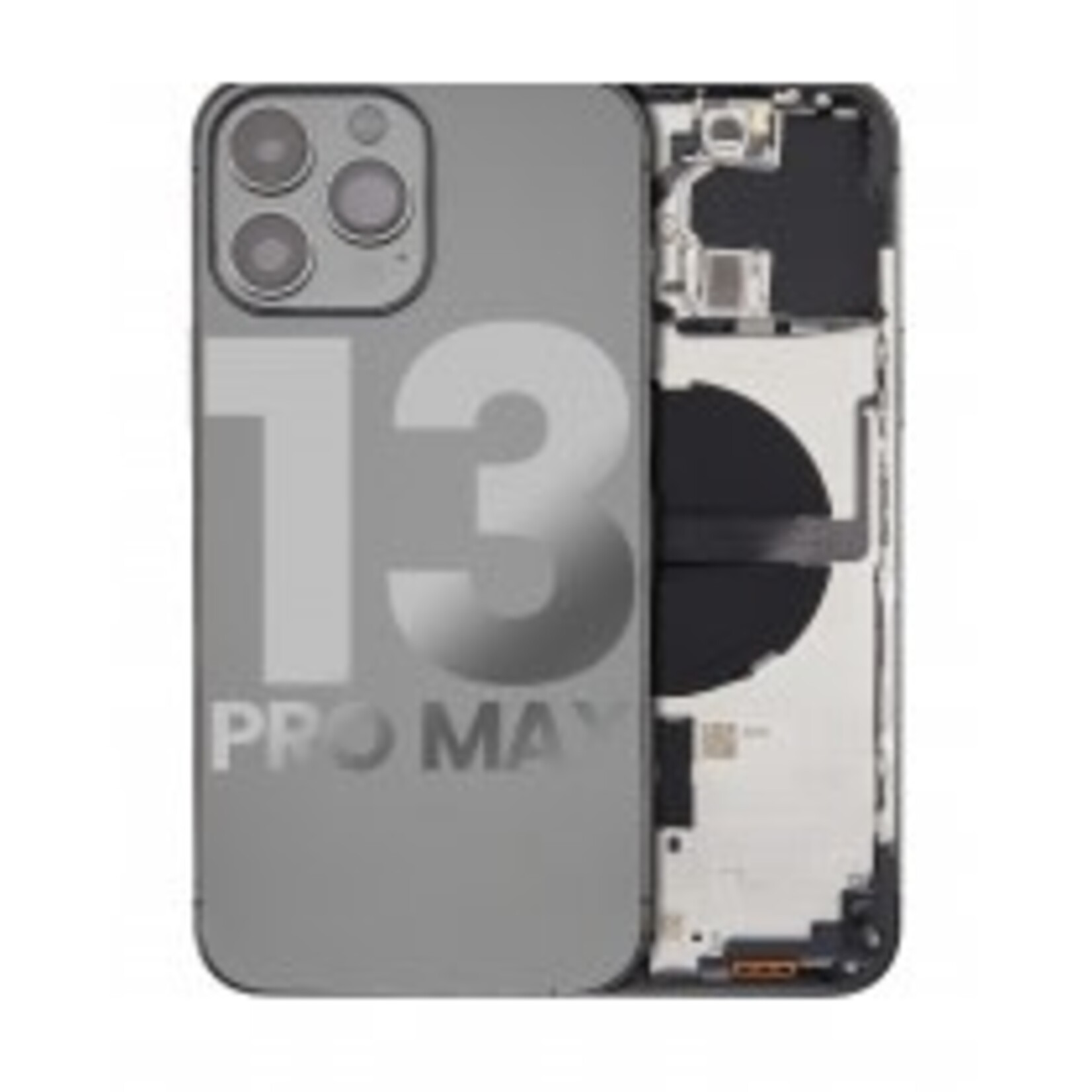Apple BACK HOUSING W/ SMALL COMPONENTS PRE-INSTALLED COMPATIBLE FOR IPHONE 13 PRO MAX  (INTERNATIONAL VERSION)
