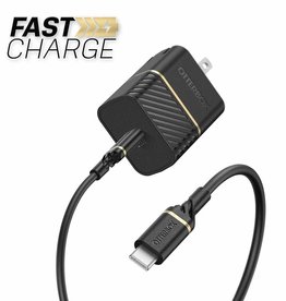 Premium Fast Charge OtterBox  20W W/USB-C - Black