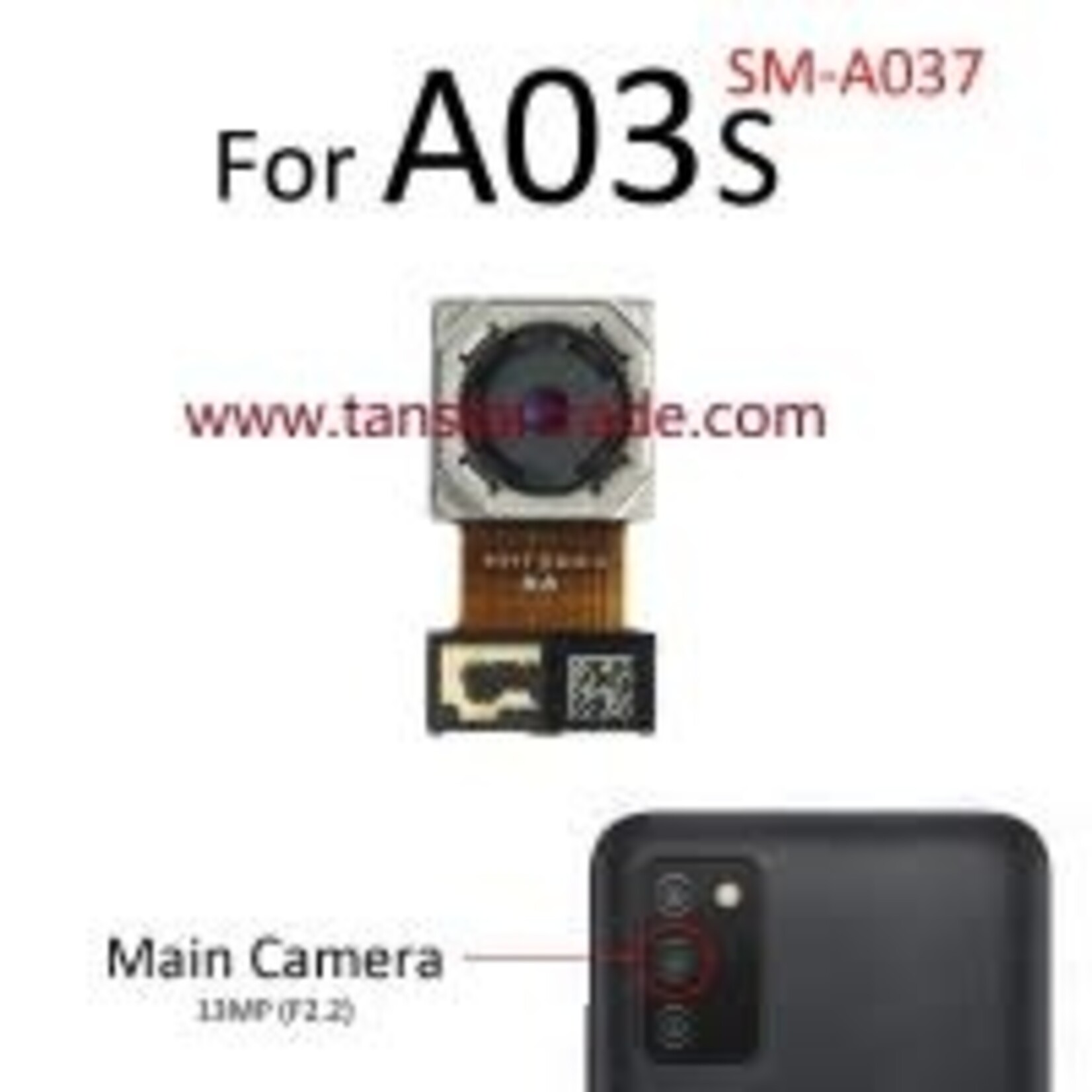 Samsung back camera for Samsung Galaxy A03S A037 A037F A037U