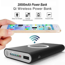 Battery Power Bank Qi Wireless Charger  for Iphone  & Samsung