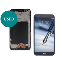 LG USED - LCD DIGITIZER ASSEMBLY WITH FRAME GRAY LG STYLO 3 PLUS