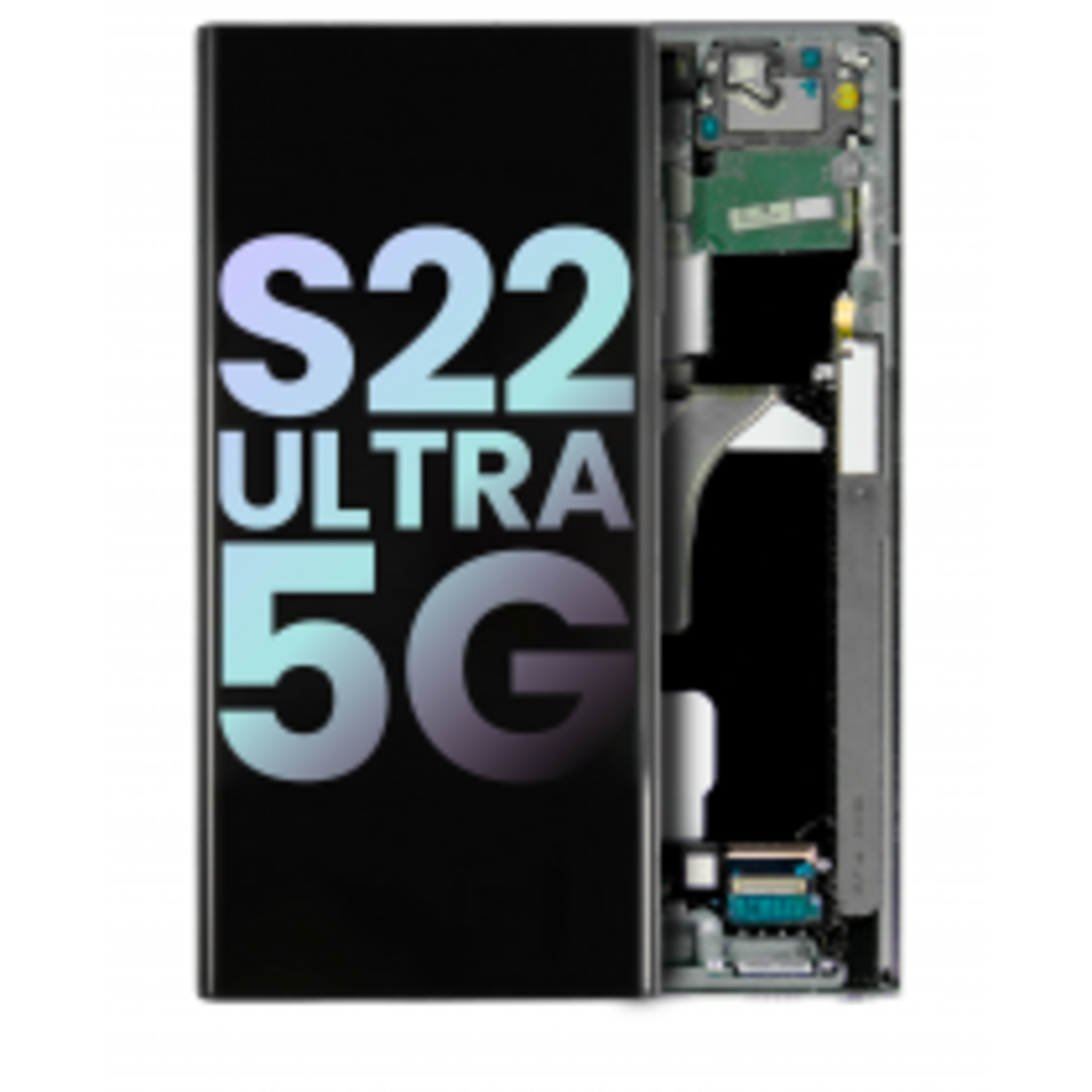 Samsung LCD DIGITIZER ASSEMBLY SAMSUNG S22 Ultra AM PLUS (Graphite)