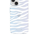 ÉTUI IPHONE 13/14/15 - Rigide Protective Blanc Zebra