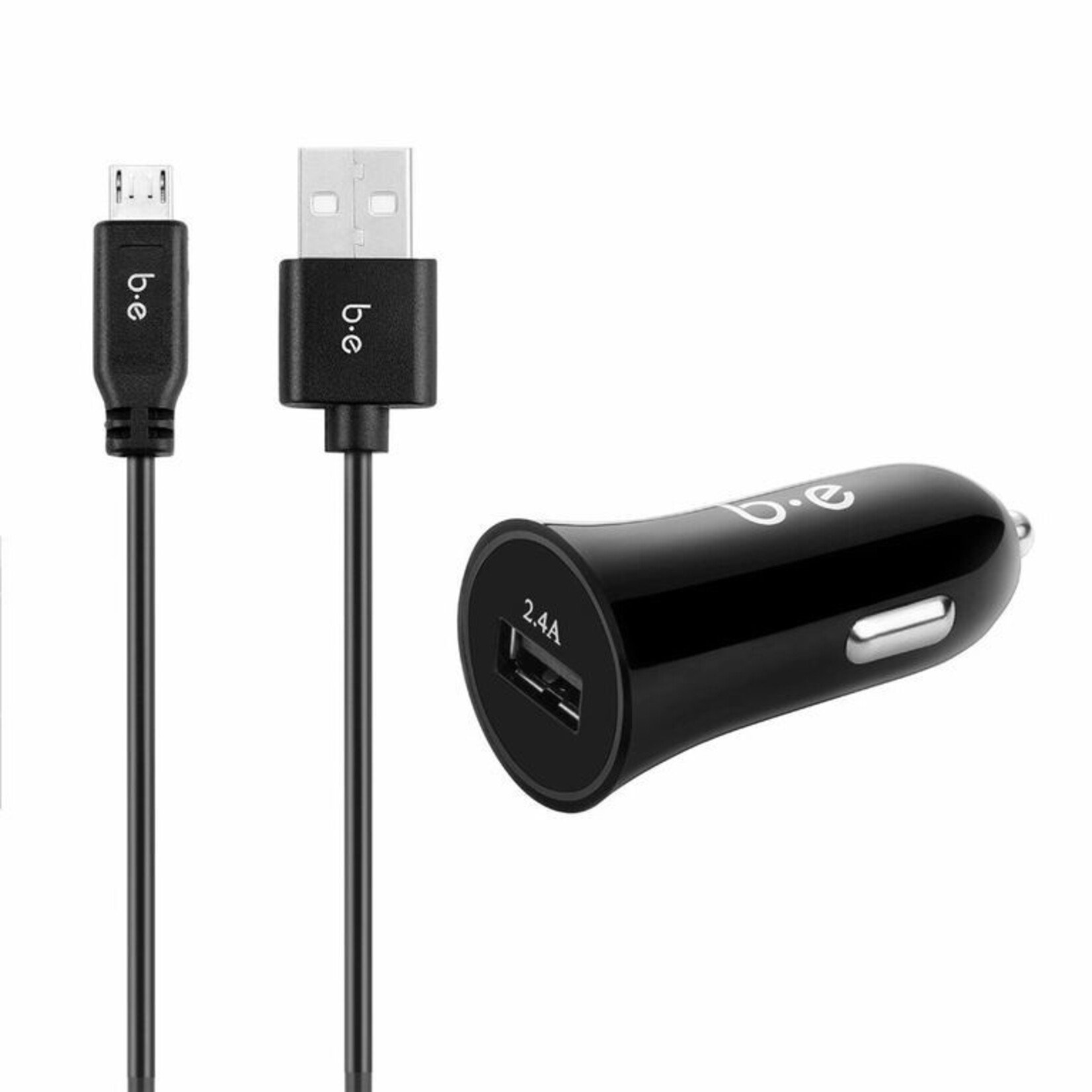 Blu Element Chargeur de Voiture Avec Cable Micro USB