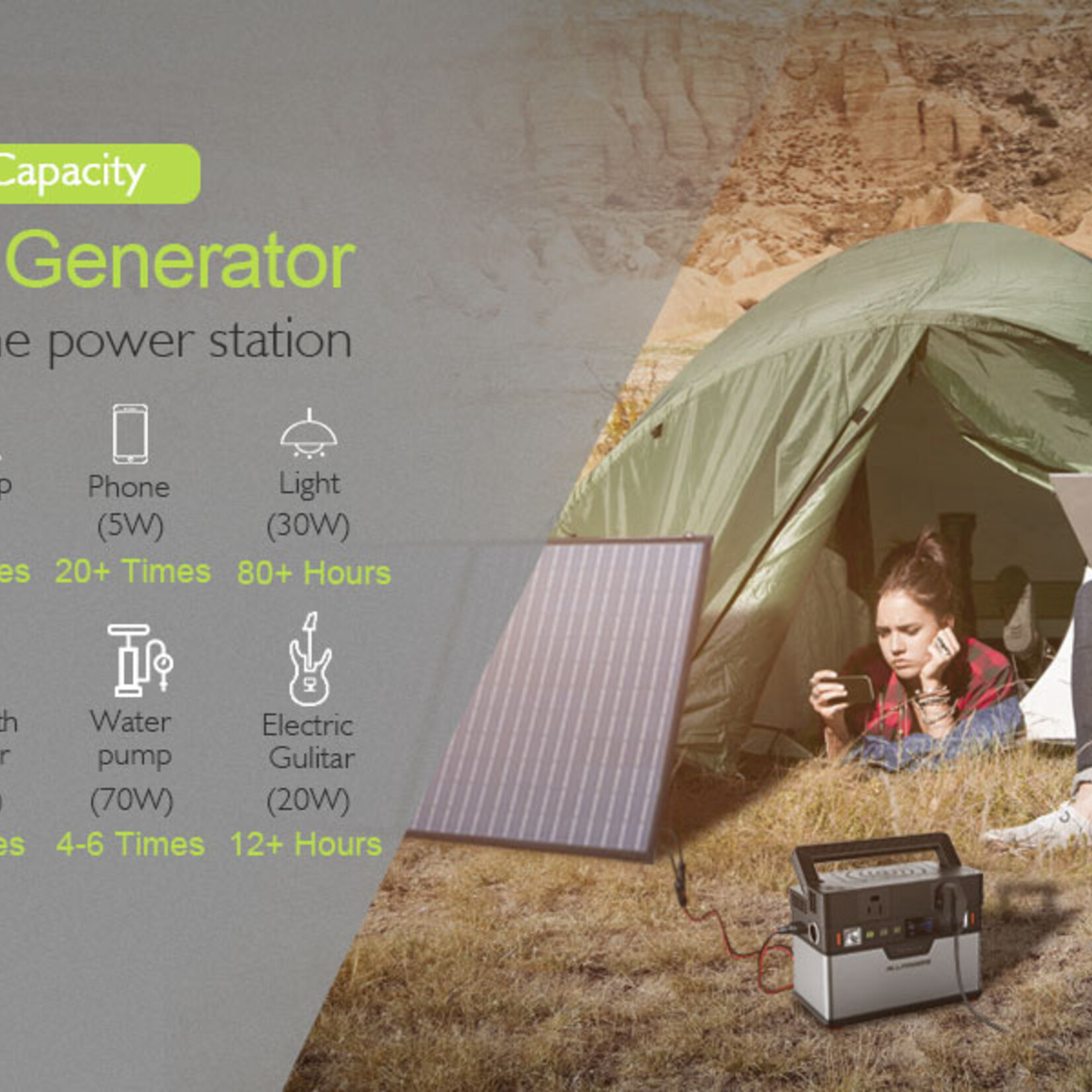ALLPOWERS Station d'alimentation portable 300 W