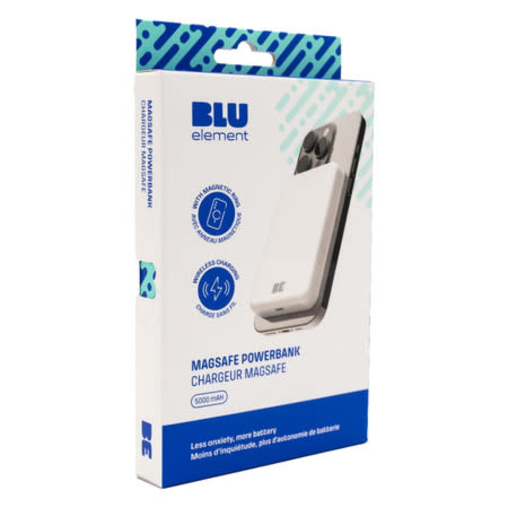 blu element MagSafe Powerbank 5000MAH Blanc