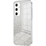 ÉTUI SAMSUNG S24 - Twinkling Glass Crystal Case SILVER