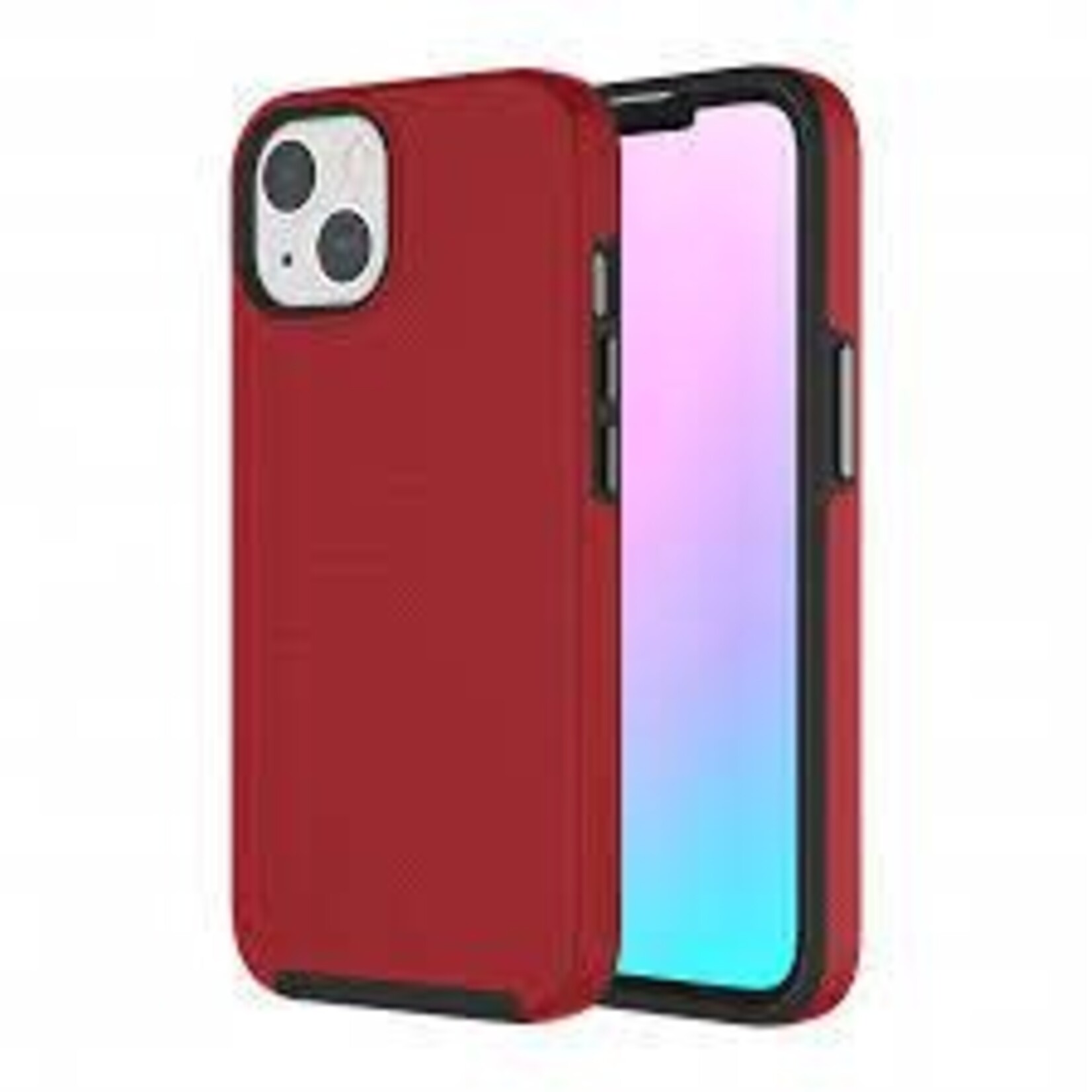 Apple ÉTUI IPHONE 13 MINI - Axessorize PROTech Dual-Layered Anti-Shock Case with Military-Grade Durability red