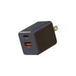 blu element Chargeur Mural USB-C 20W et USB-A Bulk Noir