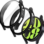 coques avec protecteur d'écran compatible avec Samsung Galaxy Watch 6 44 mm