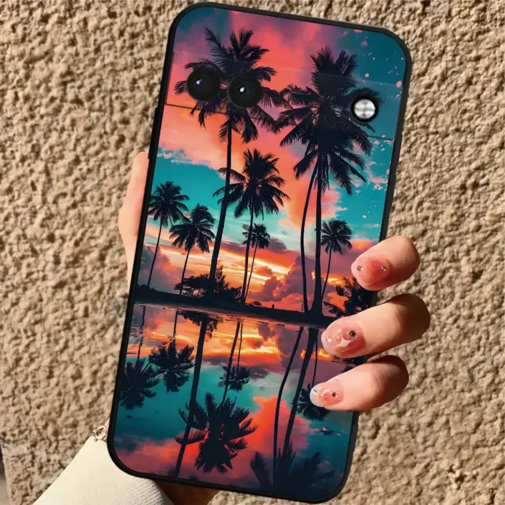 ÉTUI GOOGLE PIXEL 8A - Palmiers