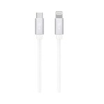 blu element Blu Element Braided Charge/Sync USB-C to Lightning Cable 4ft White