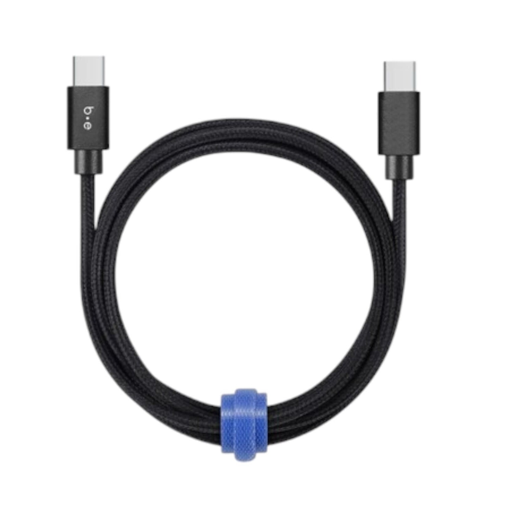 blu element Câble Tressé de Charge USB-C vers USB-C 4ft Noir Blu Element