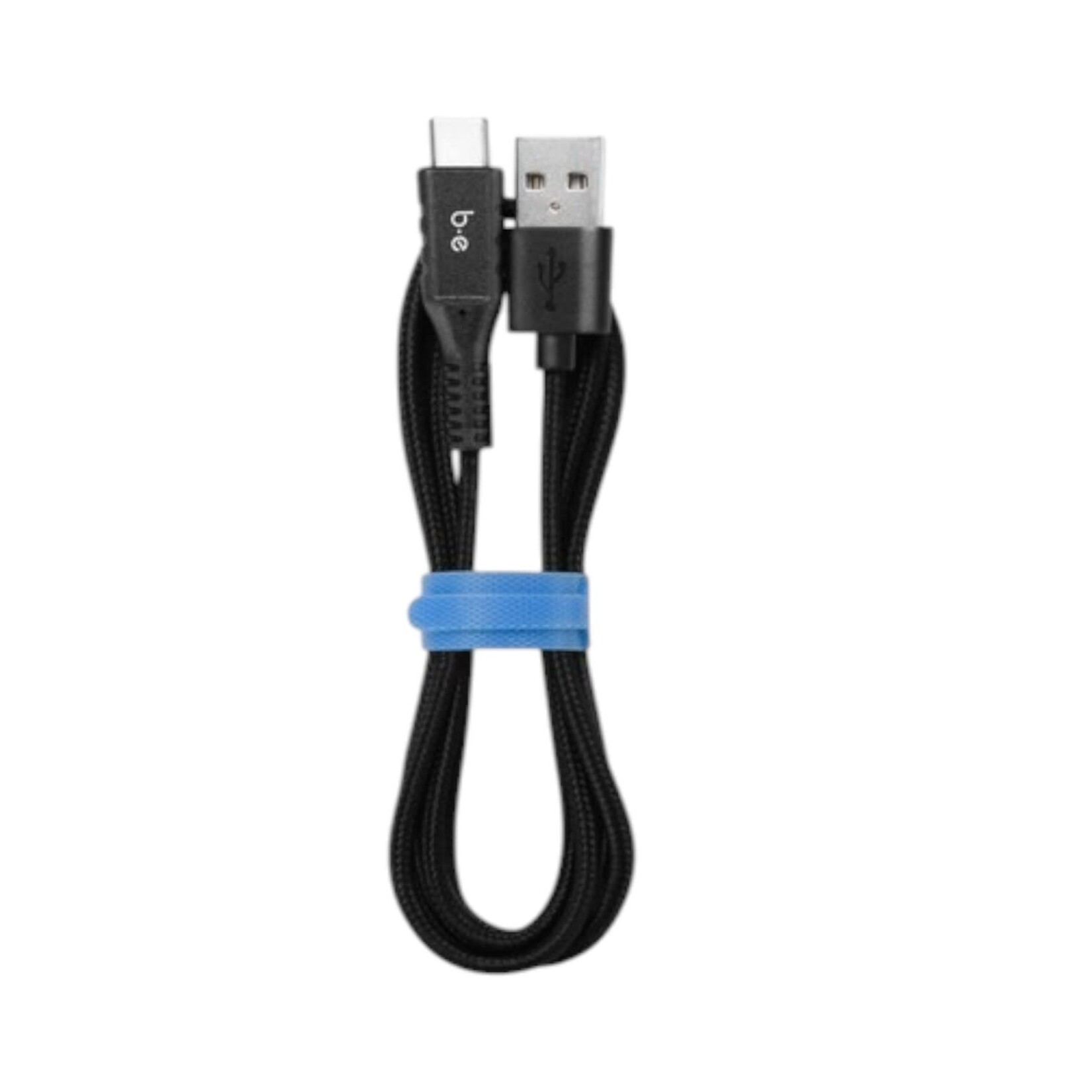 blu element Câble Tressé de Charge/Sync USB-C vers USB-A 4ft Noir Blu Element