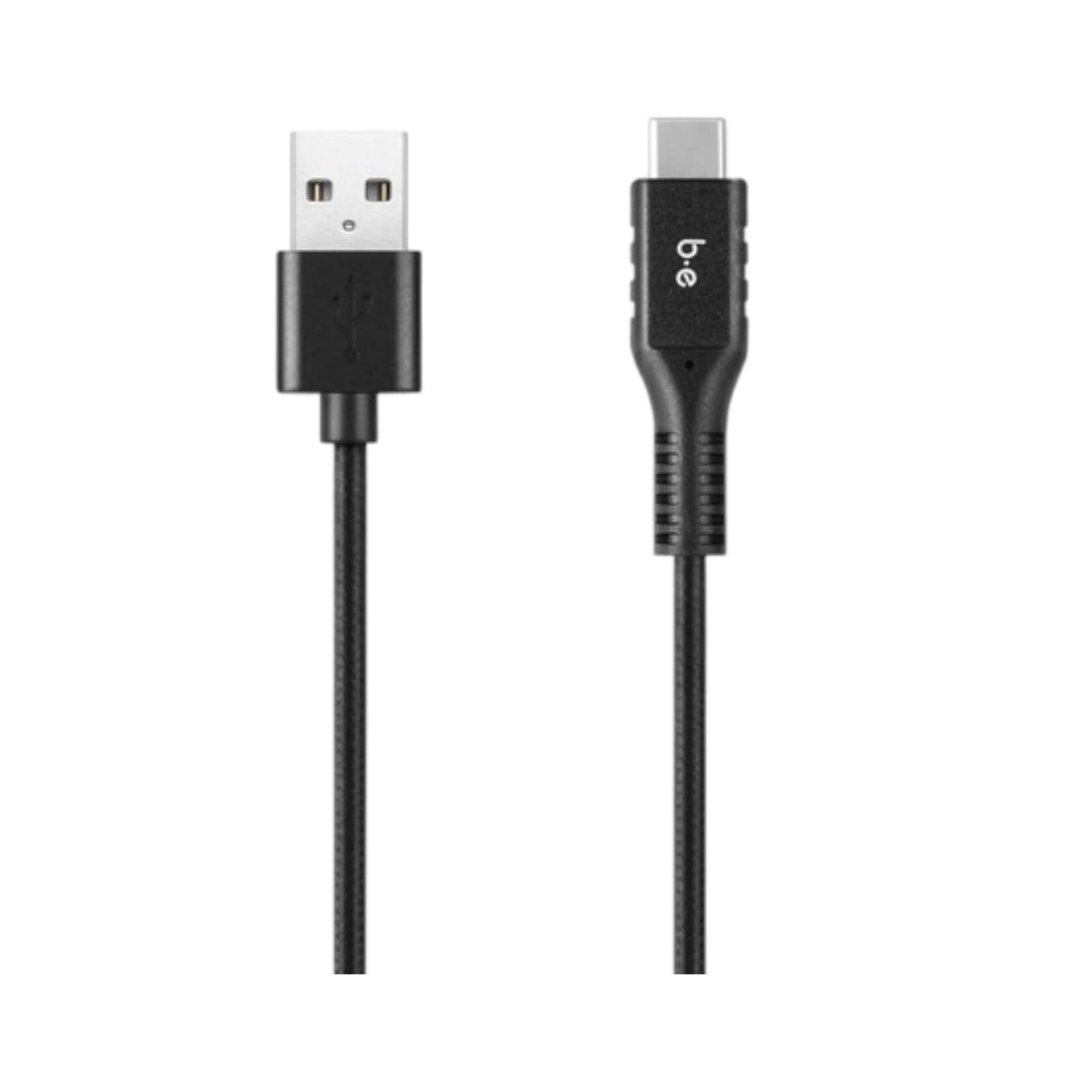 blu element Câble Tressé de Charge/Sync USB-C vers USB-A 4ft Noir Blu Element