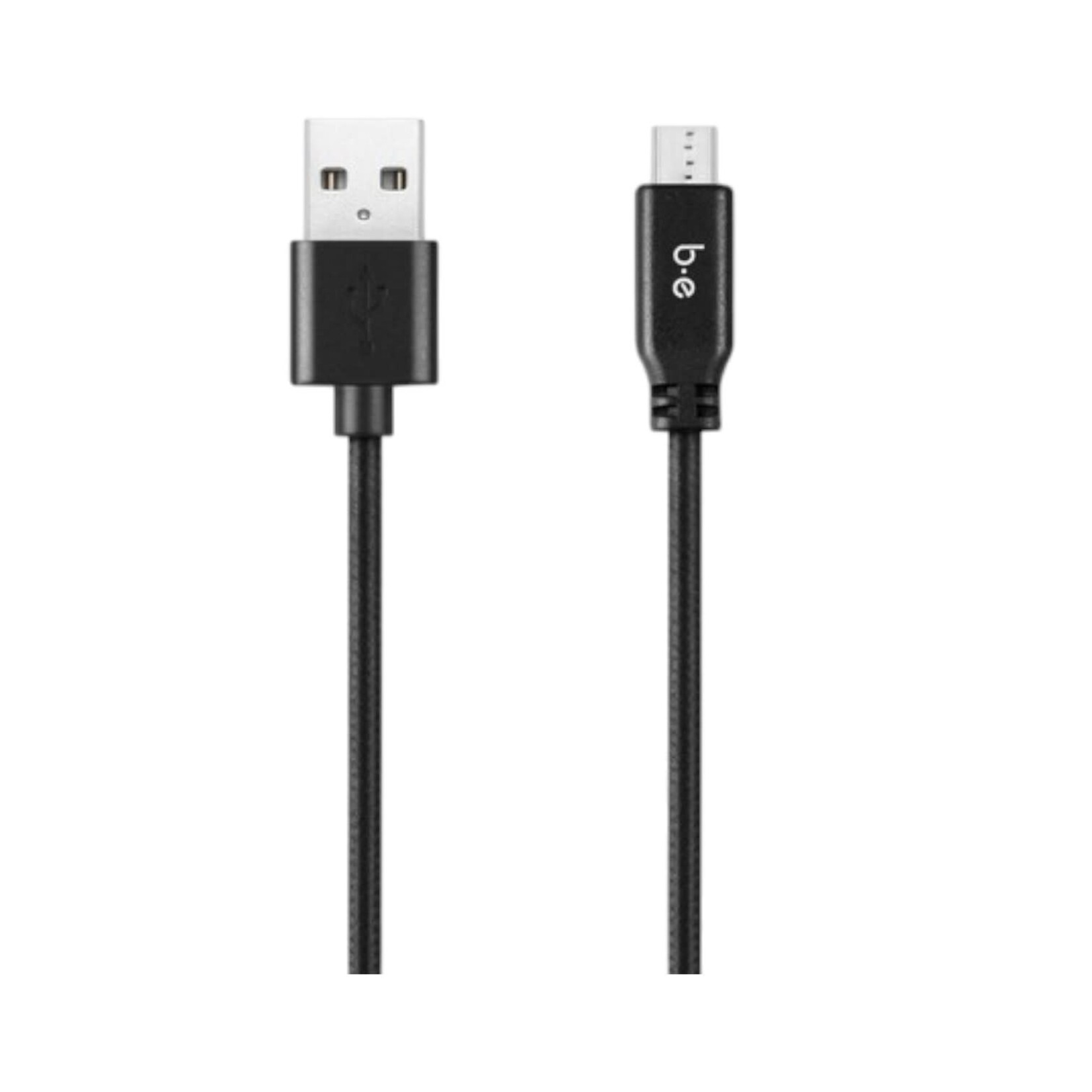 blu element Câble Tressé de Charge /Sync Micro USB vers USB-A 4ft Noir Blu Element