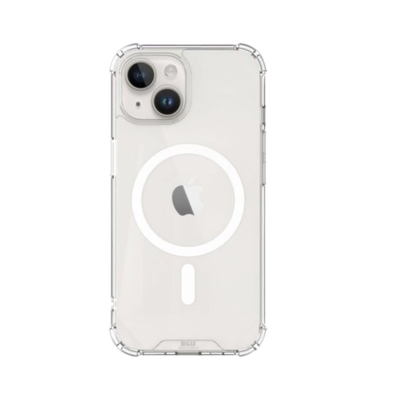 blu element ÉTUI IPHONE 14 PLUS / 15 PLUS - Robuste DropZone avec MagSafe Clear Blu Element
