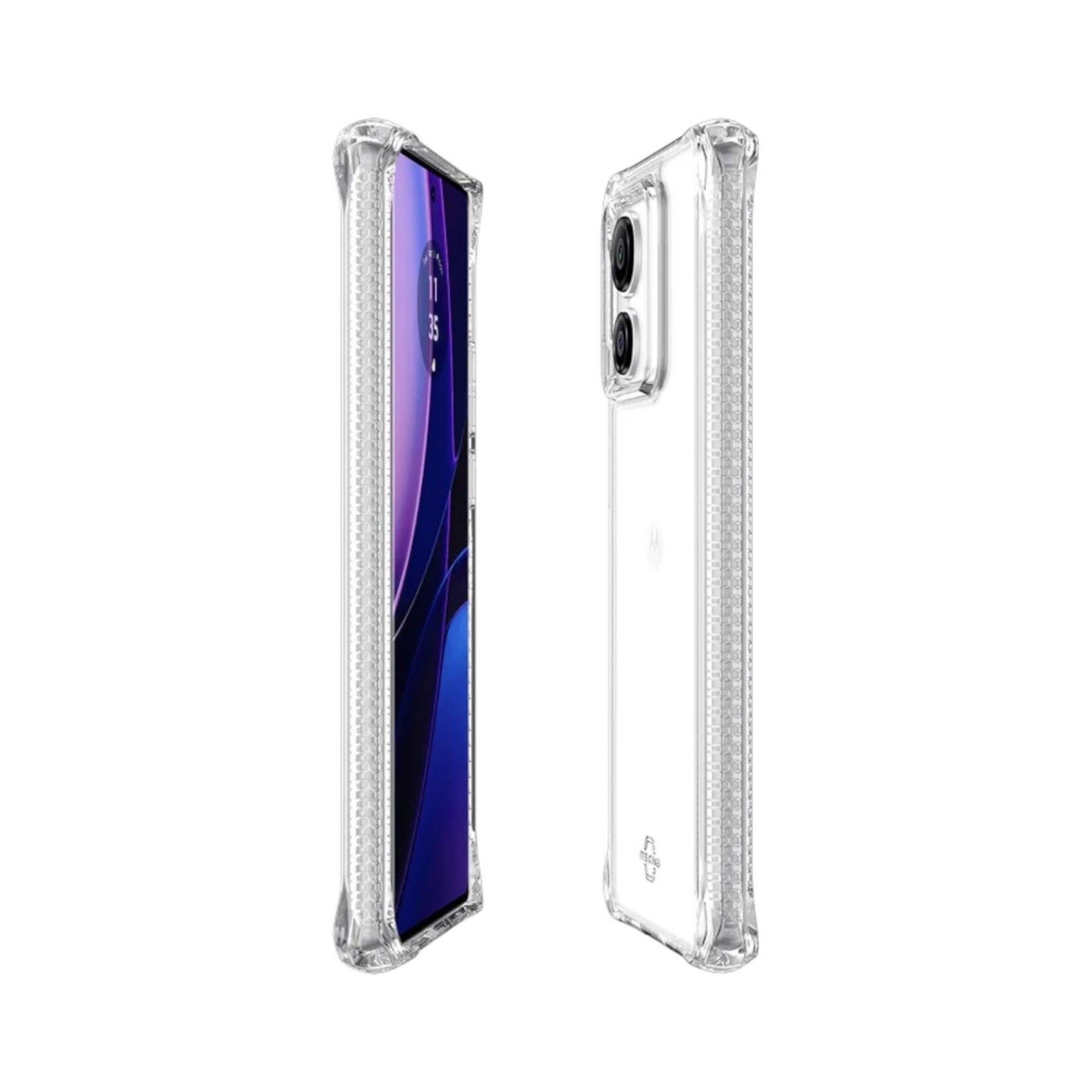 ITSKINS ÉTUI MOTO EDGE 2023 - Itskins Hybrid_R Clear