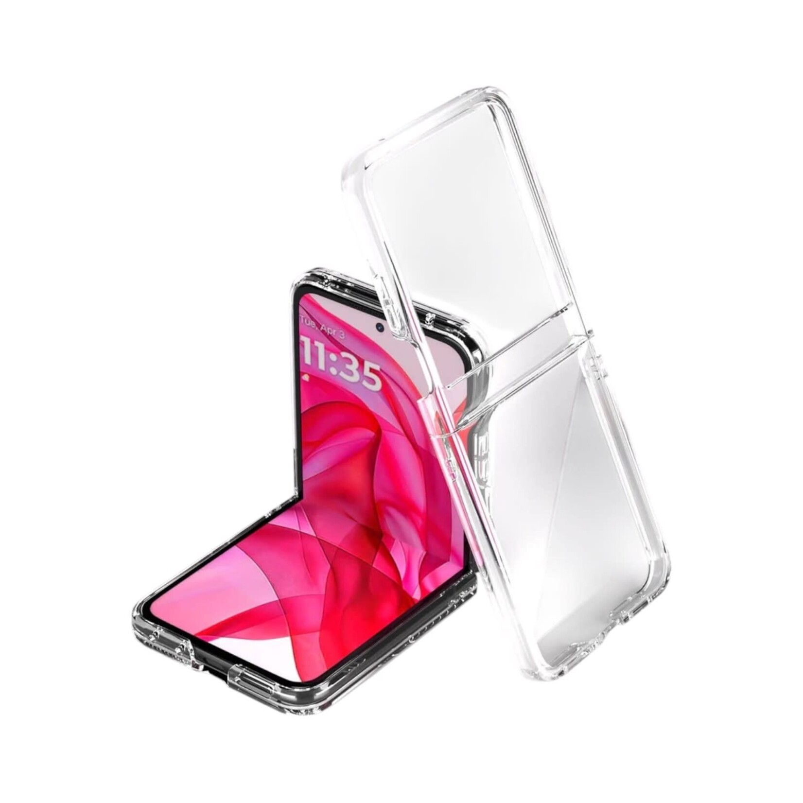 ÉTUI MOTOROLA RAZR+ 2024 - Clear