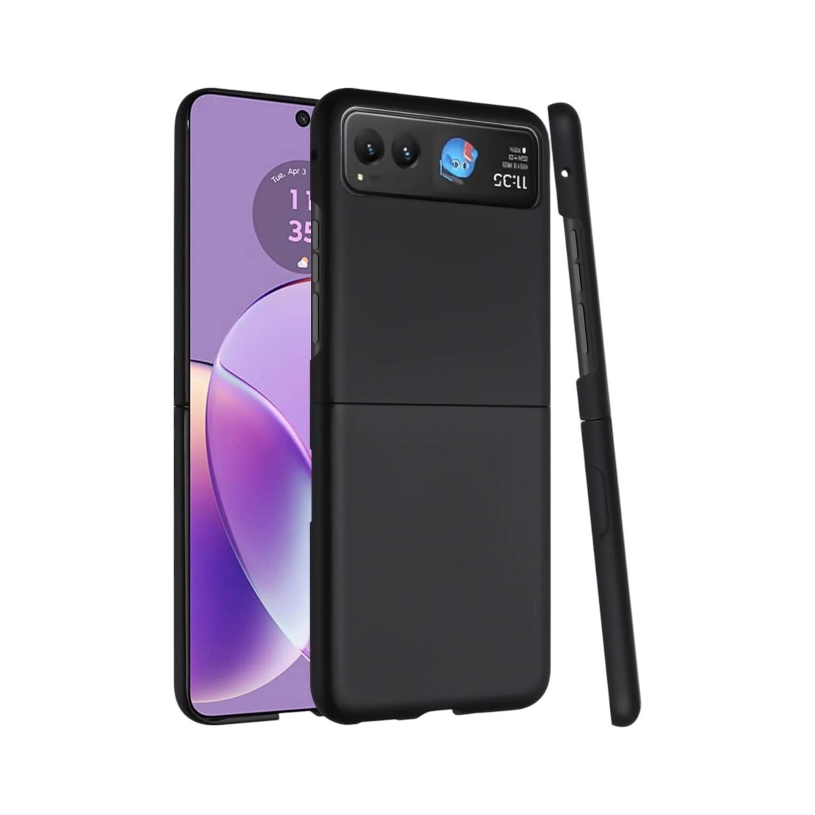 ÉTUI MOTOROLA RAZR+ 2024 - Hard Black
