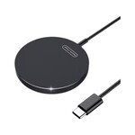 blu element Chargeur sans Fil MagSafe 15W avec Câble USB-C 4 pieds Noir Blu Element