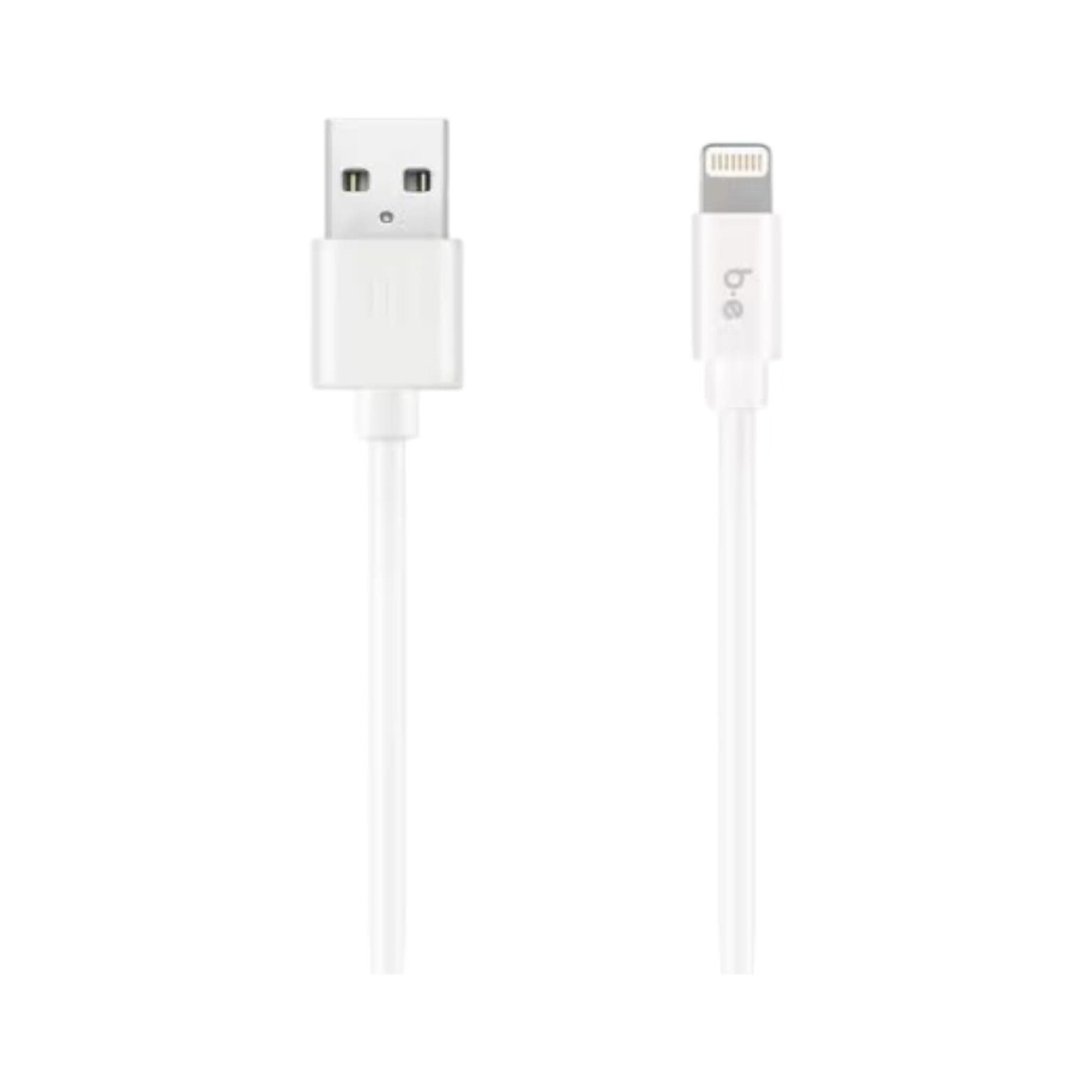 blu element Câble Tressé de Charge/Sync Lightning vers USB-A 4ft Blanc Blu Element