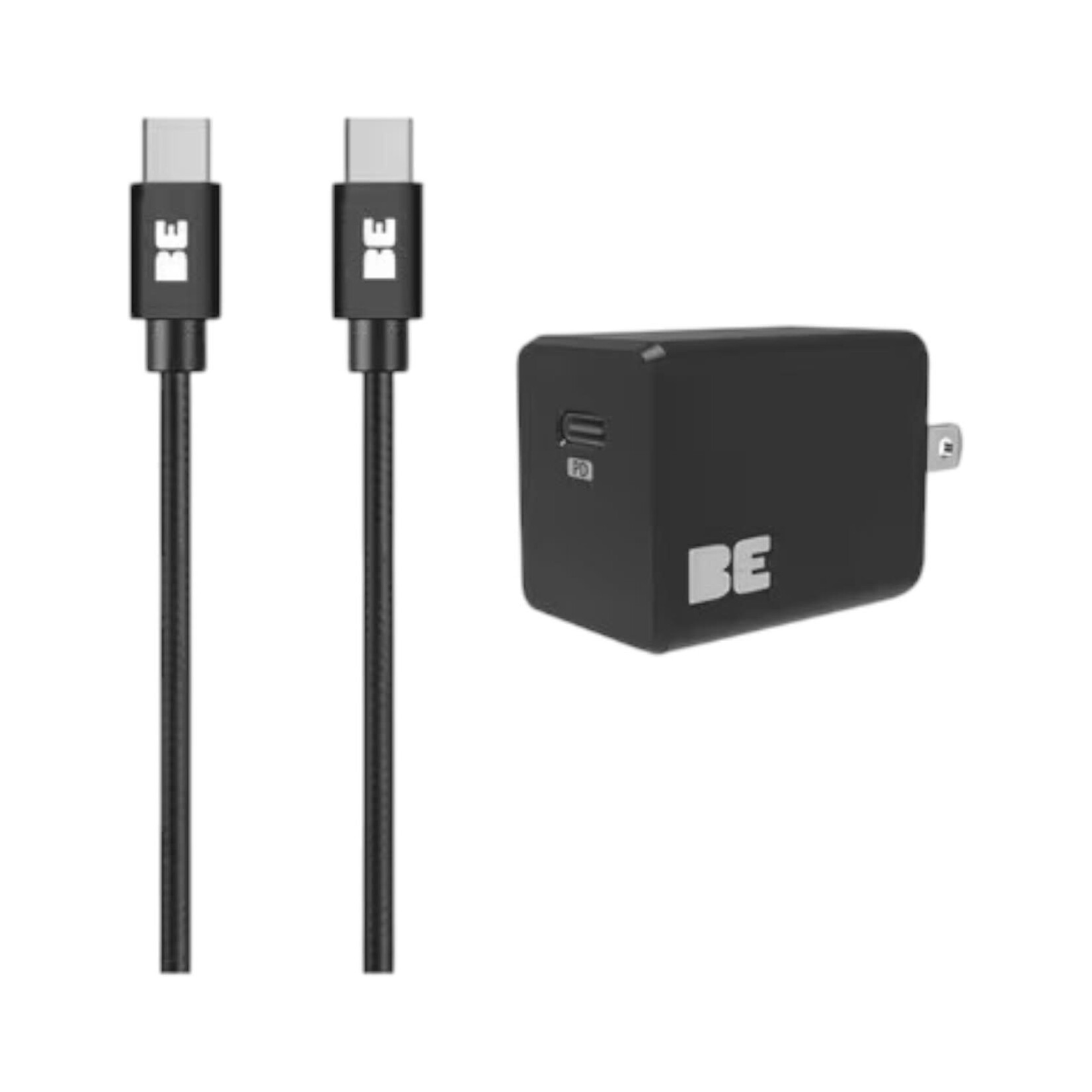 blu element Chargeur Mural 20W Avec Câble USB-C à USB-C 4ft Blu Element