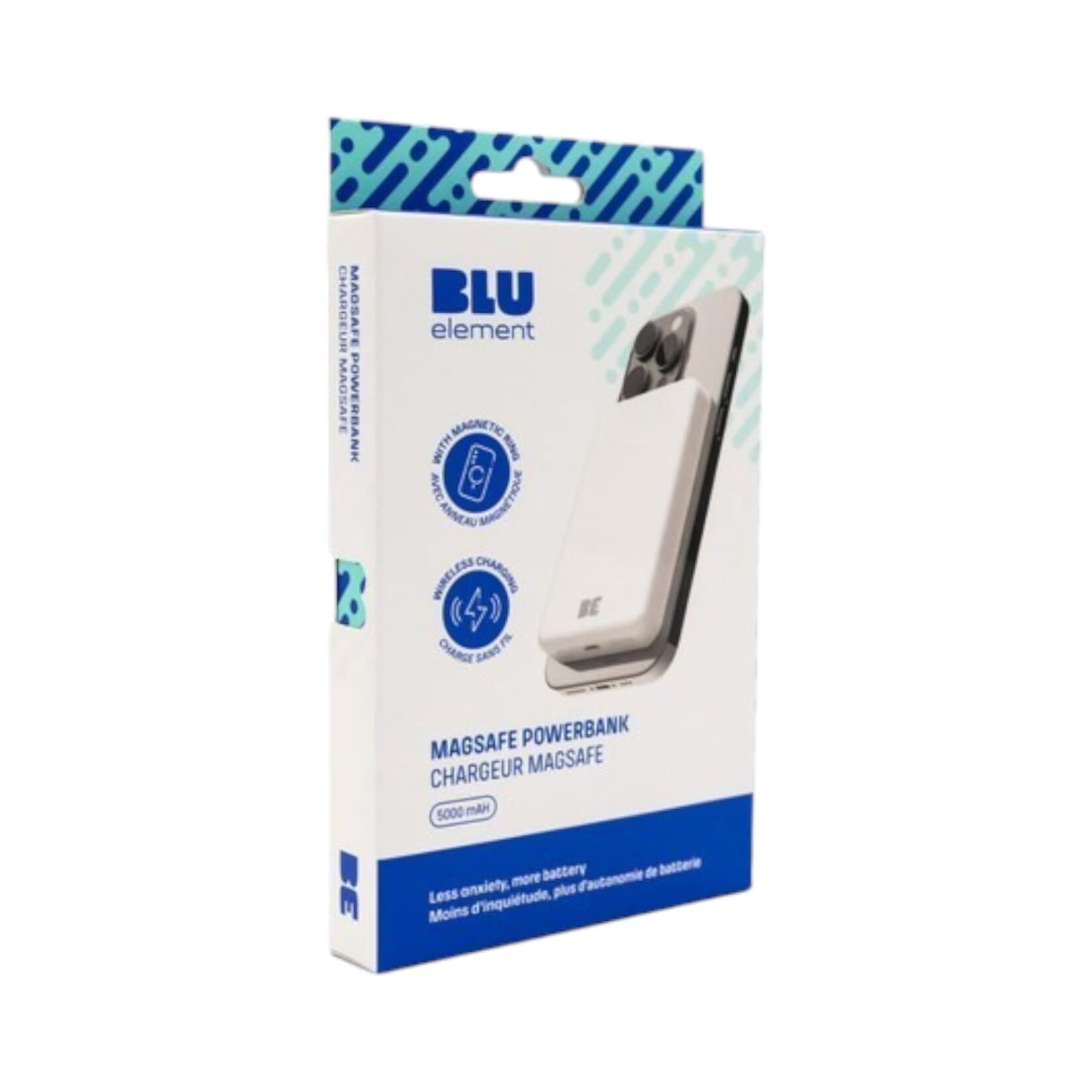 blu element MagSafe Powerbank 5000 mAh Blanc Blu Element