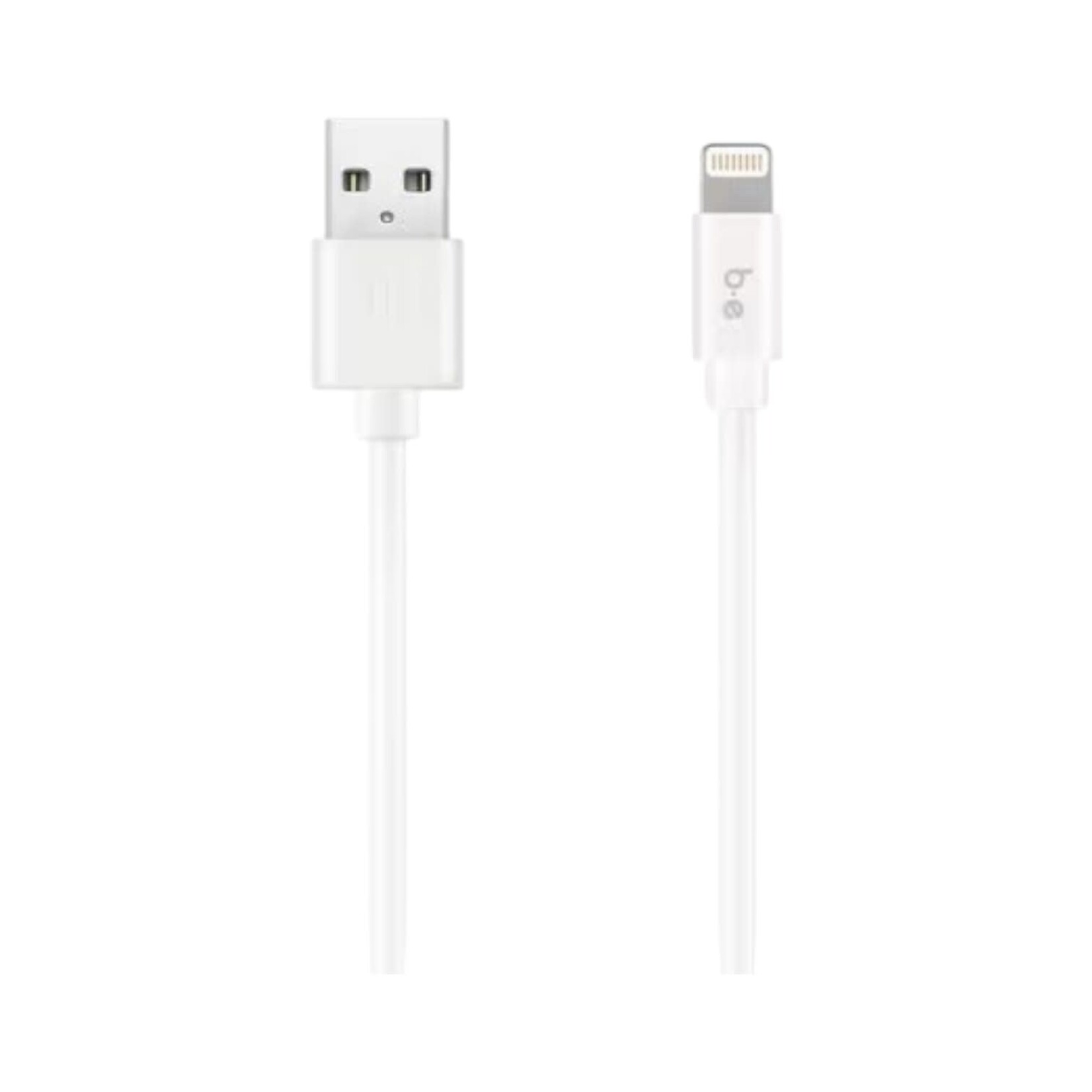 blu element Câble Tressé de Charge/Sync Lightning vers USB-A 6ft Blanc Blu Element