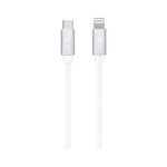 blu element Câble Tressé de Charge/Sync USB-C vers Lightning 6ft Blanc Blu Element
