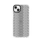 blu element ÉTUI IPHONE 14/15 PLUS - Warped Lines Noir