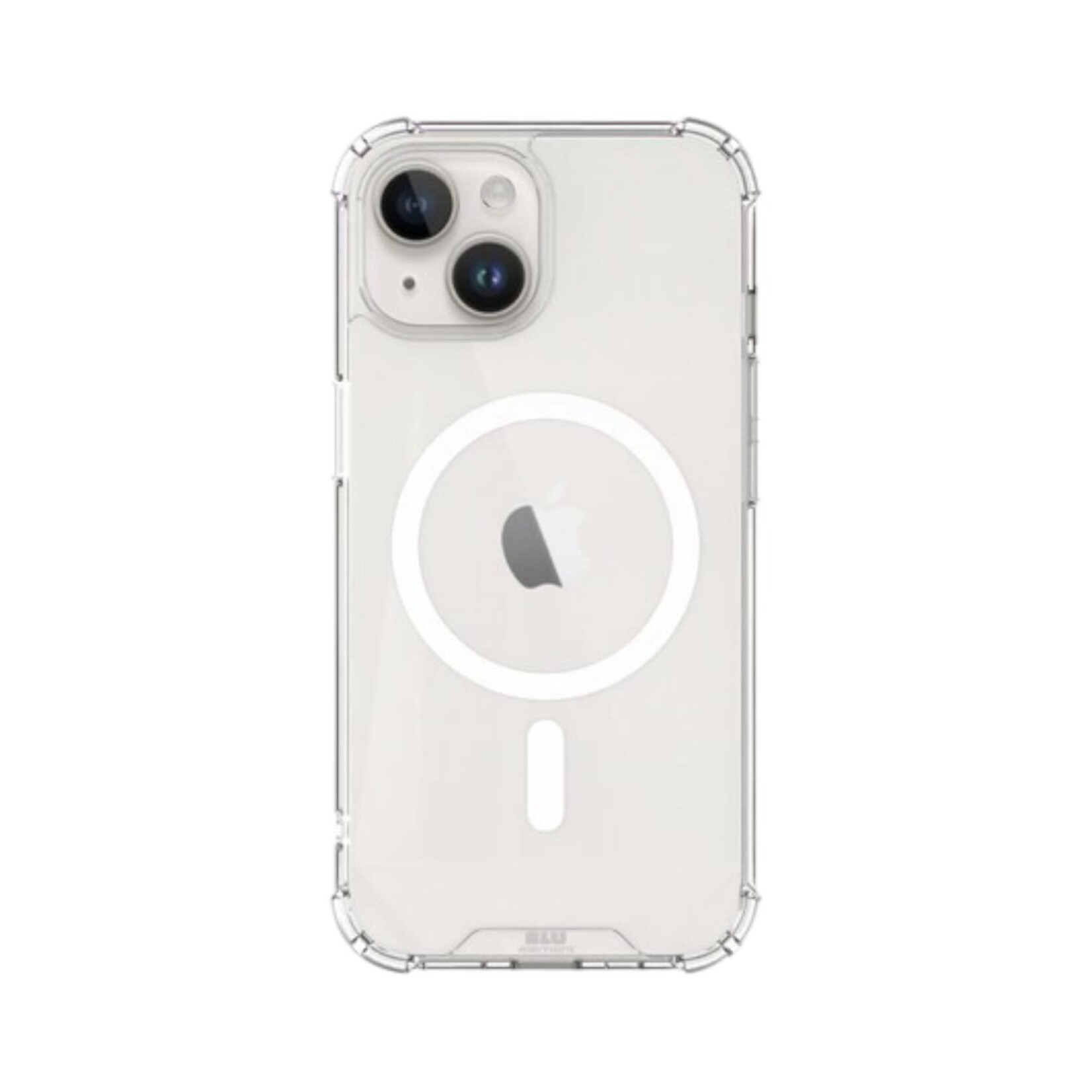 blu element ÉTUI IPHONE 13 / 14 / 15 - Robuste DropZone avec MagSafe Clear Blu Element