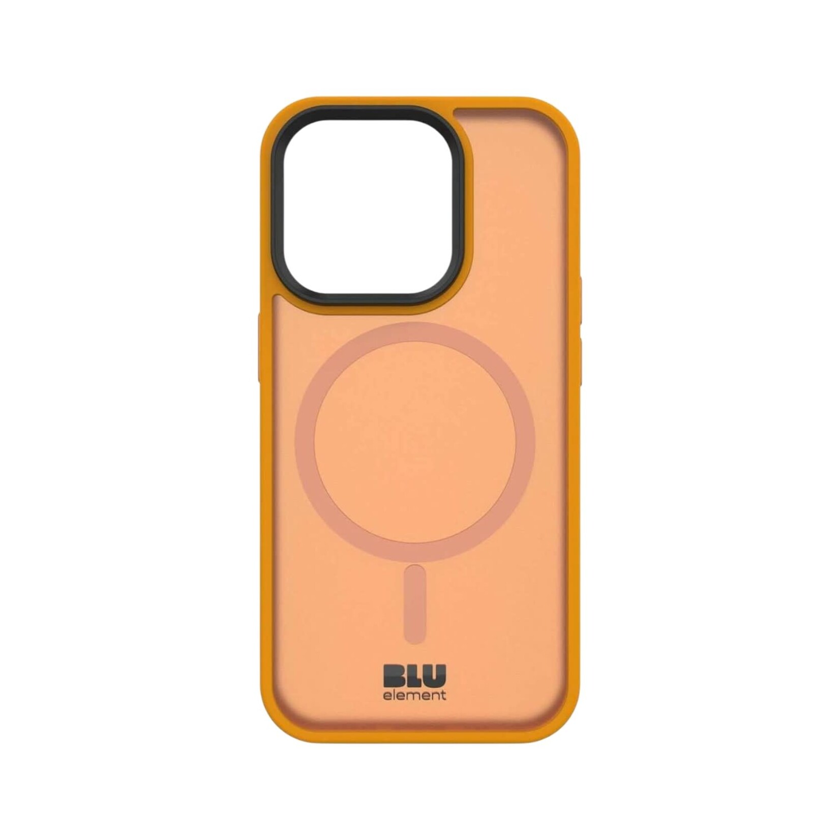blu element ÉTUI CASE IPHONE 15 PRO - Chromatic Cloud a/MagSafe Orange Blu Element