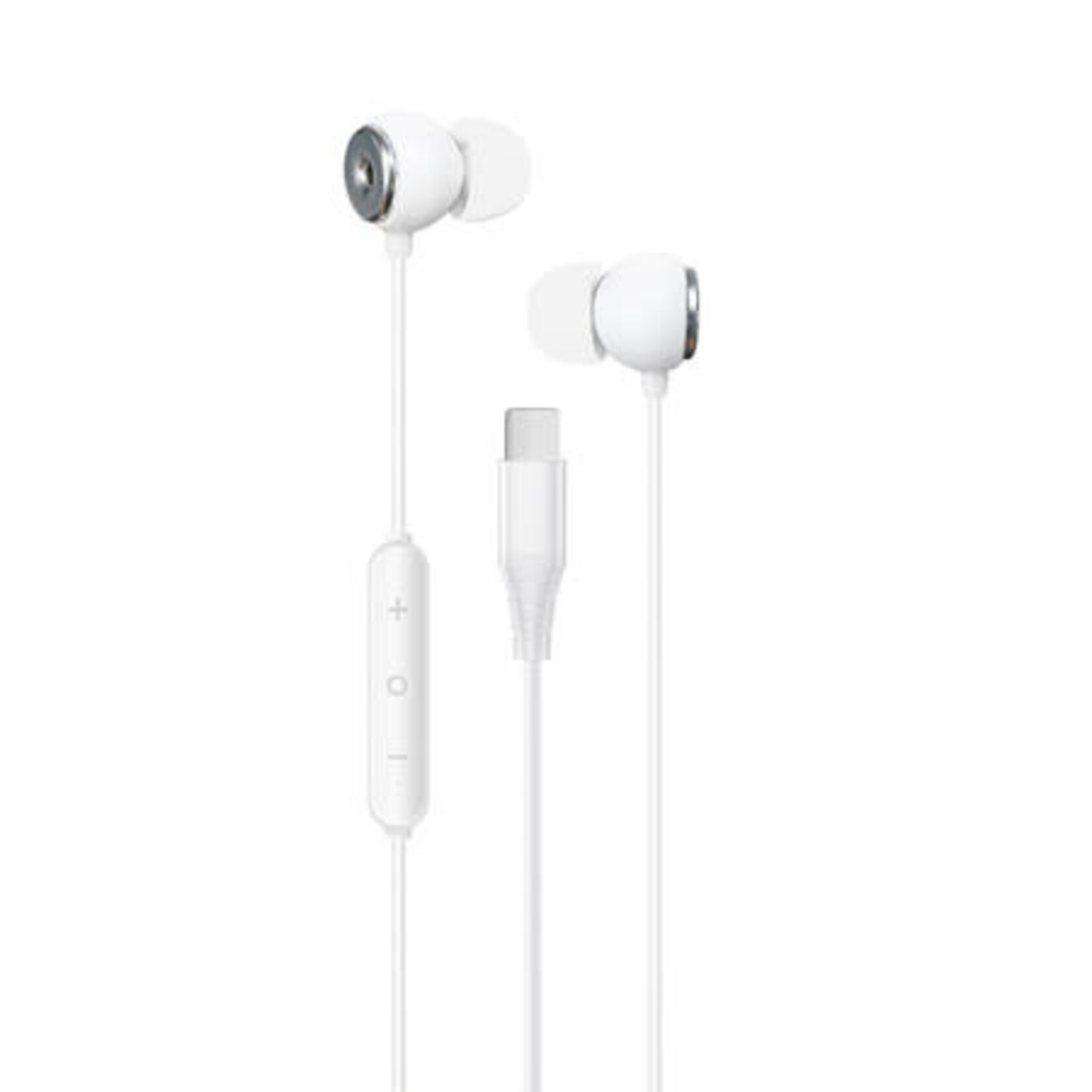 Hélix/Retrak Écouteurs UltraBuds USB-C Haute Fidélité Blanc Helix/Retrak