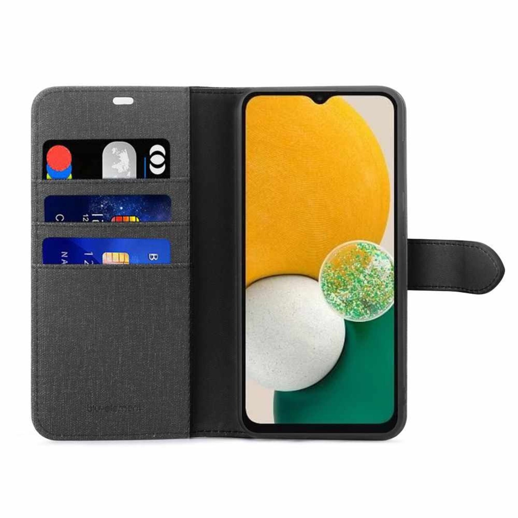 ÉTUI SAMSUNG GALAXY A14 - Blu Element - 2 in 1 Folio Black/Black