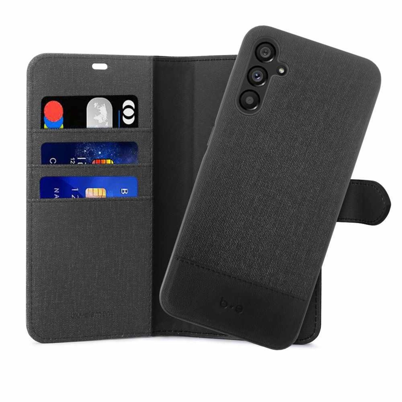 ÉTUI SAMSUNG GALAXY A14 - Blu Element - 2 in 1 Folio Black/Black