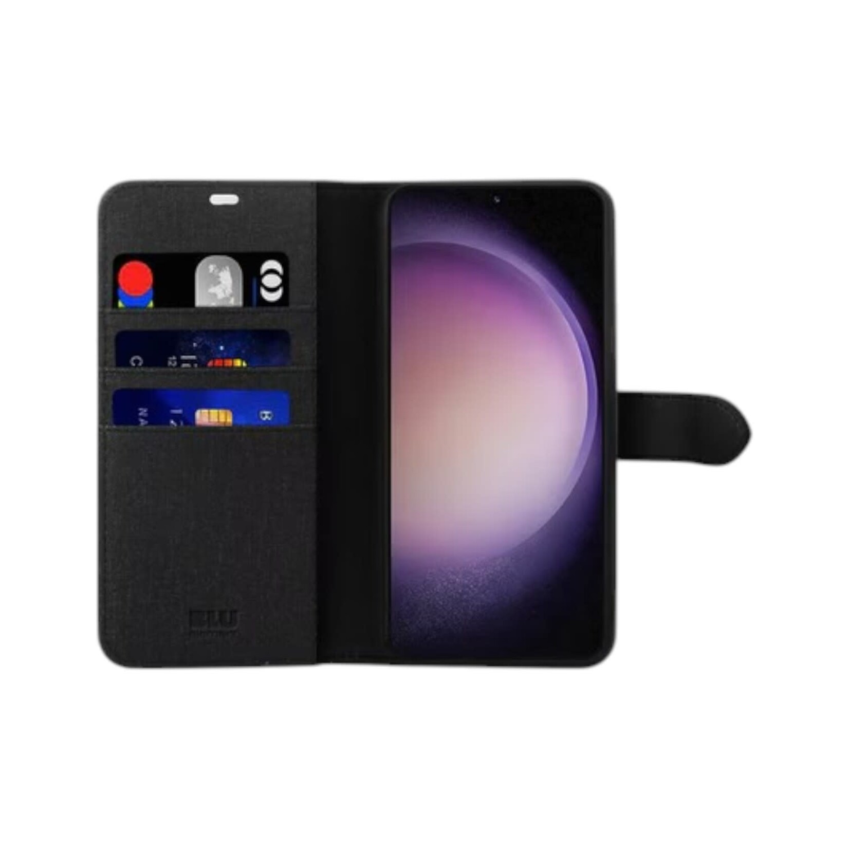 ÉTUI CASE SAMSUNG S23 PLUS - Ble Element 2 en 1 Folio Black