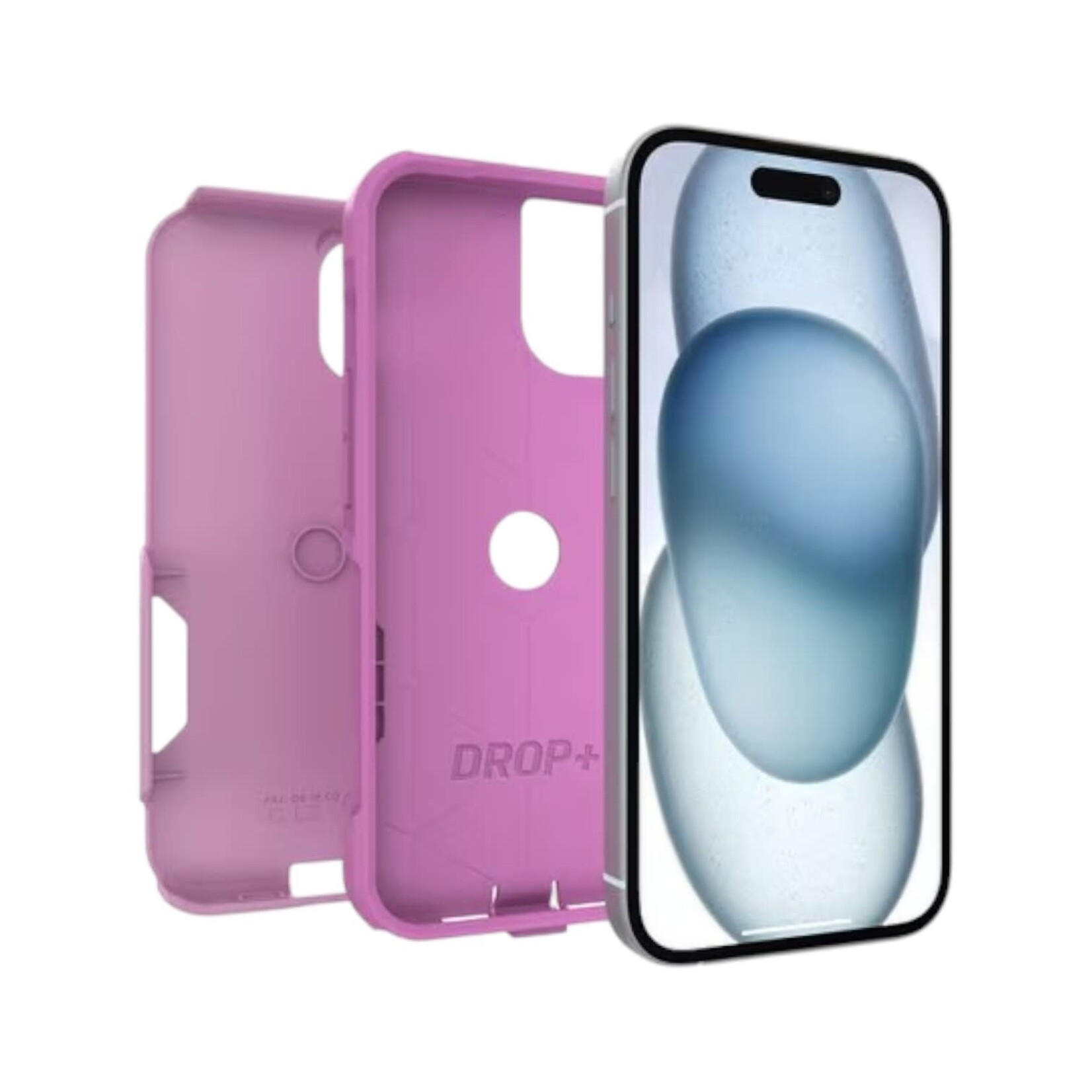 ÉTUI IPHONE 14 PLUS / 15 PLUS - OTTERBOX COMMUTER ROSE