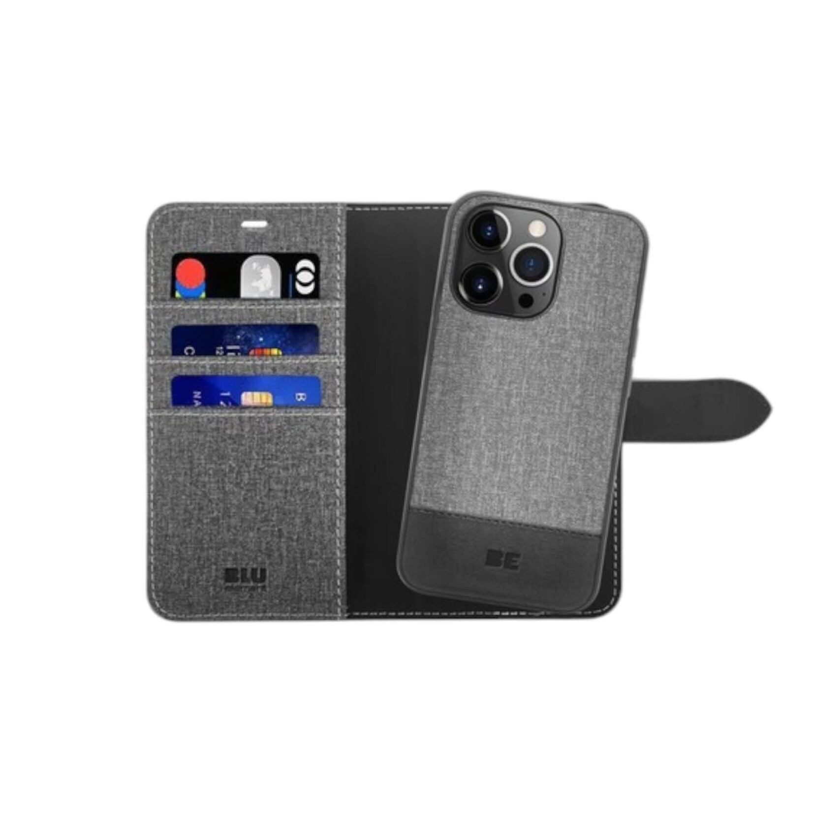 blu element ÉTUI IPHONE 15 PRO Blu Element - 2 in 1 Folio Case GRIS
