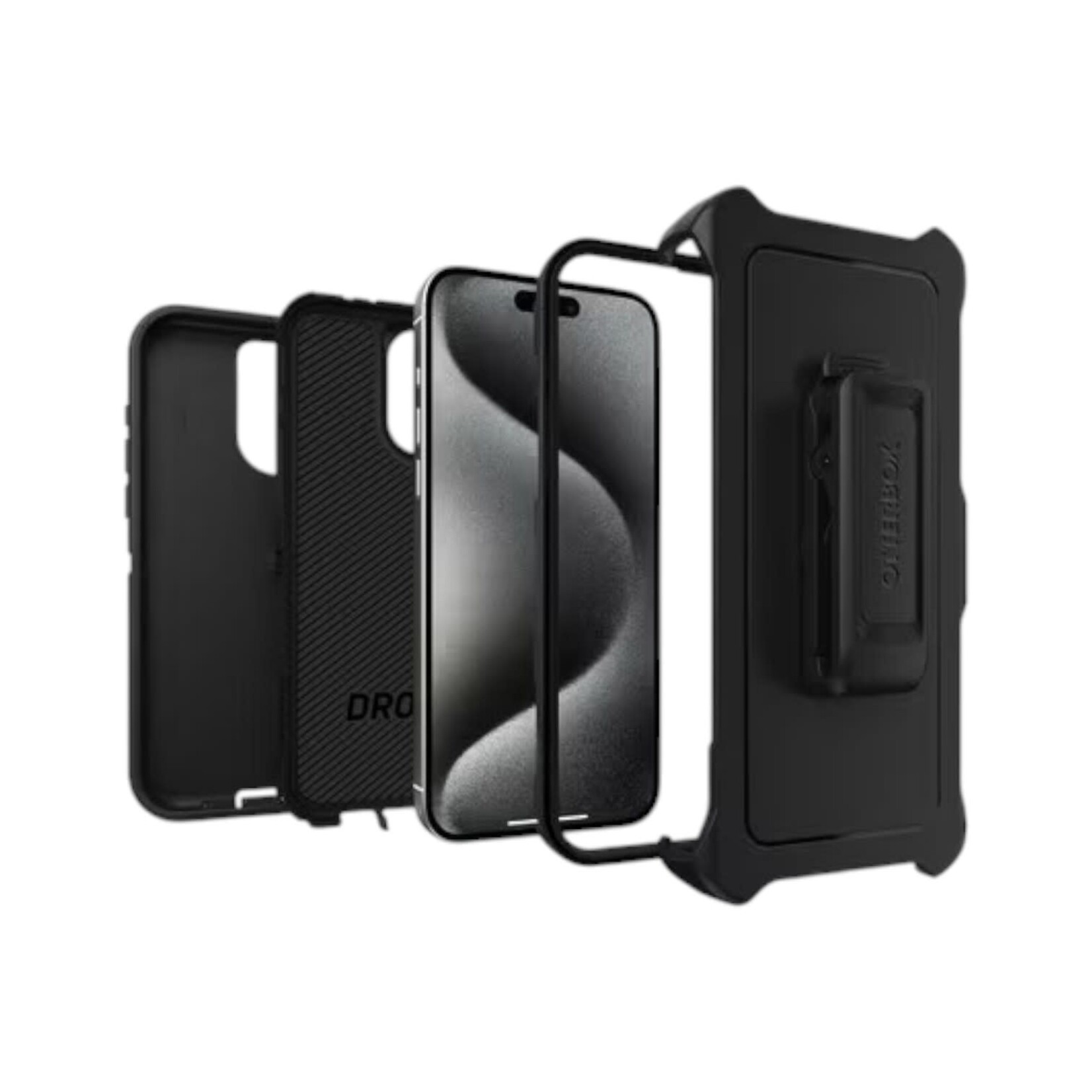 ÉTUI APPLE IPHONE 15 PRO MAX - Otterbox Defender NOIR