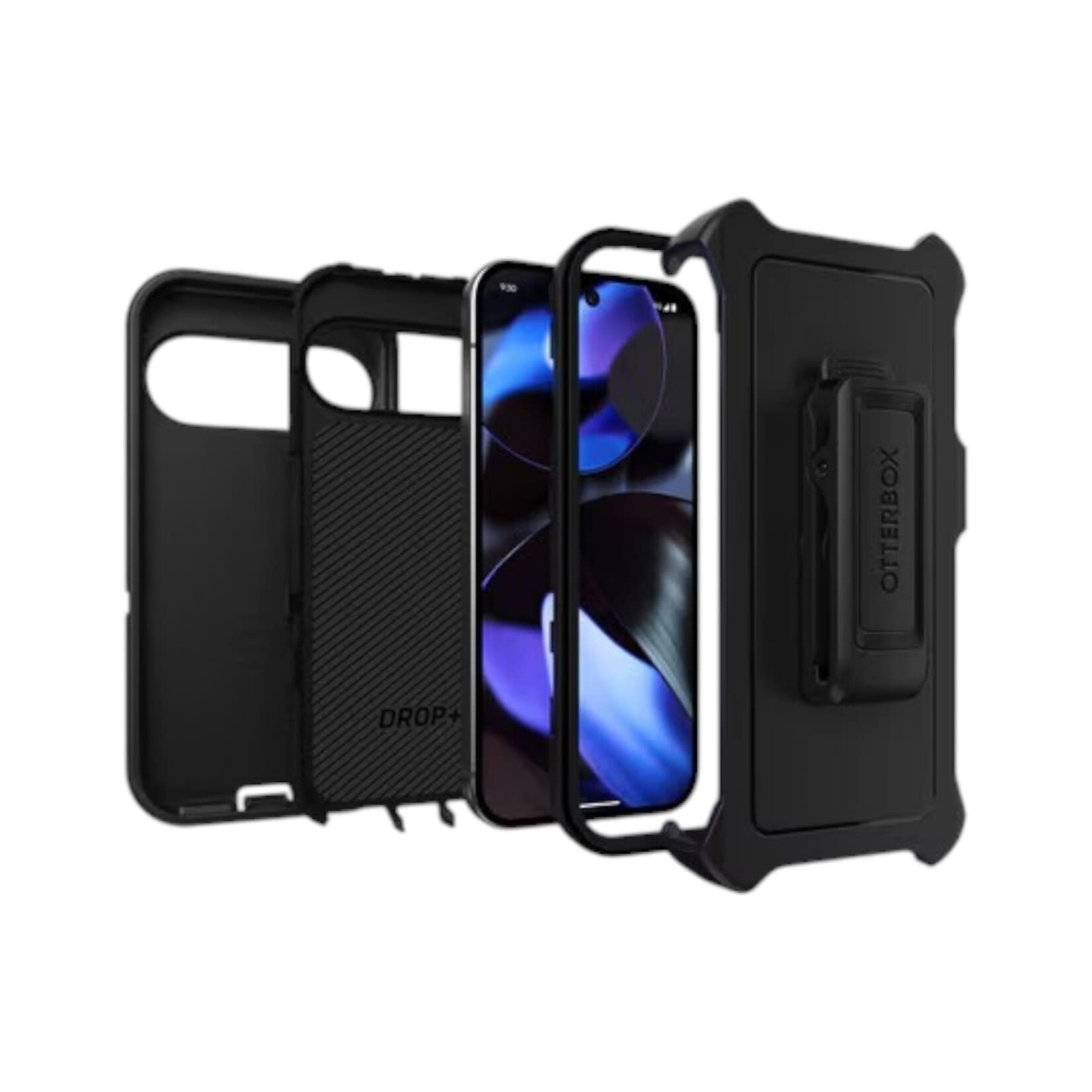ÉTUI GOOGLE PIXEL 9 / 9 RPO - OtterBox  Defender Black