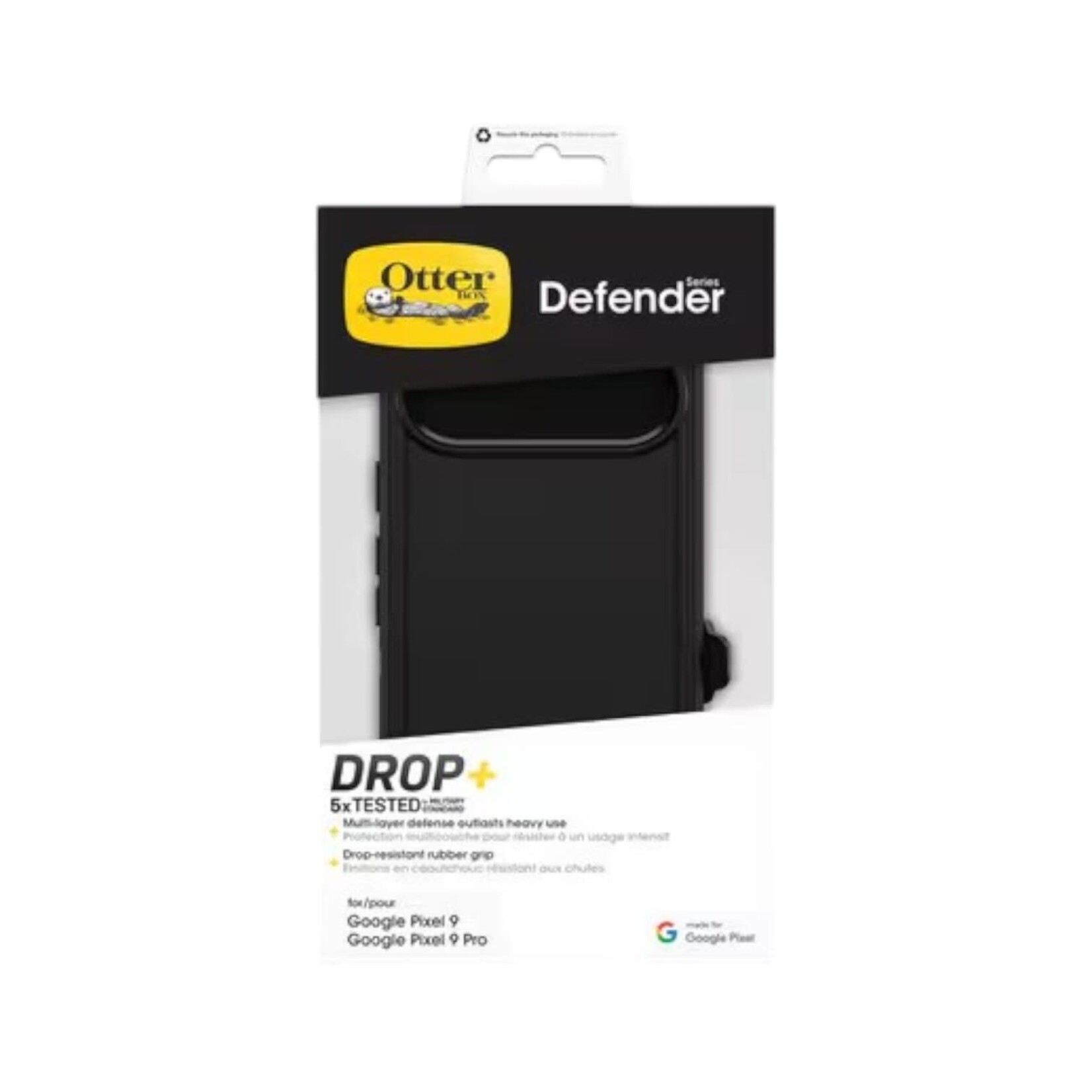 ÉTUI GOOGLE PIXEL 9 / 9 RPO - OtterBox  Defender Black