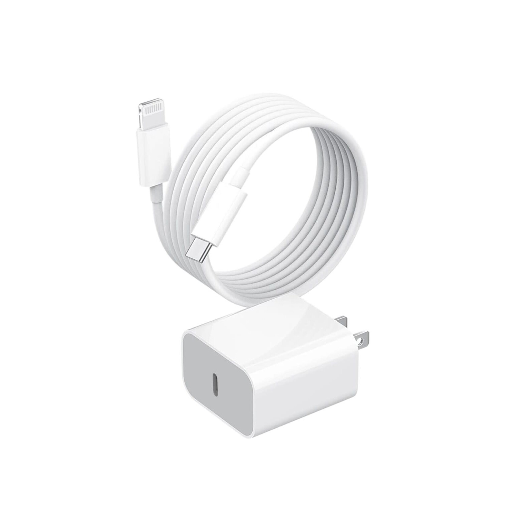 CHARGEUR  20W AVEC CÂBLE LIGHTNING (FAST CHARGE)