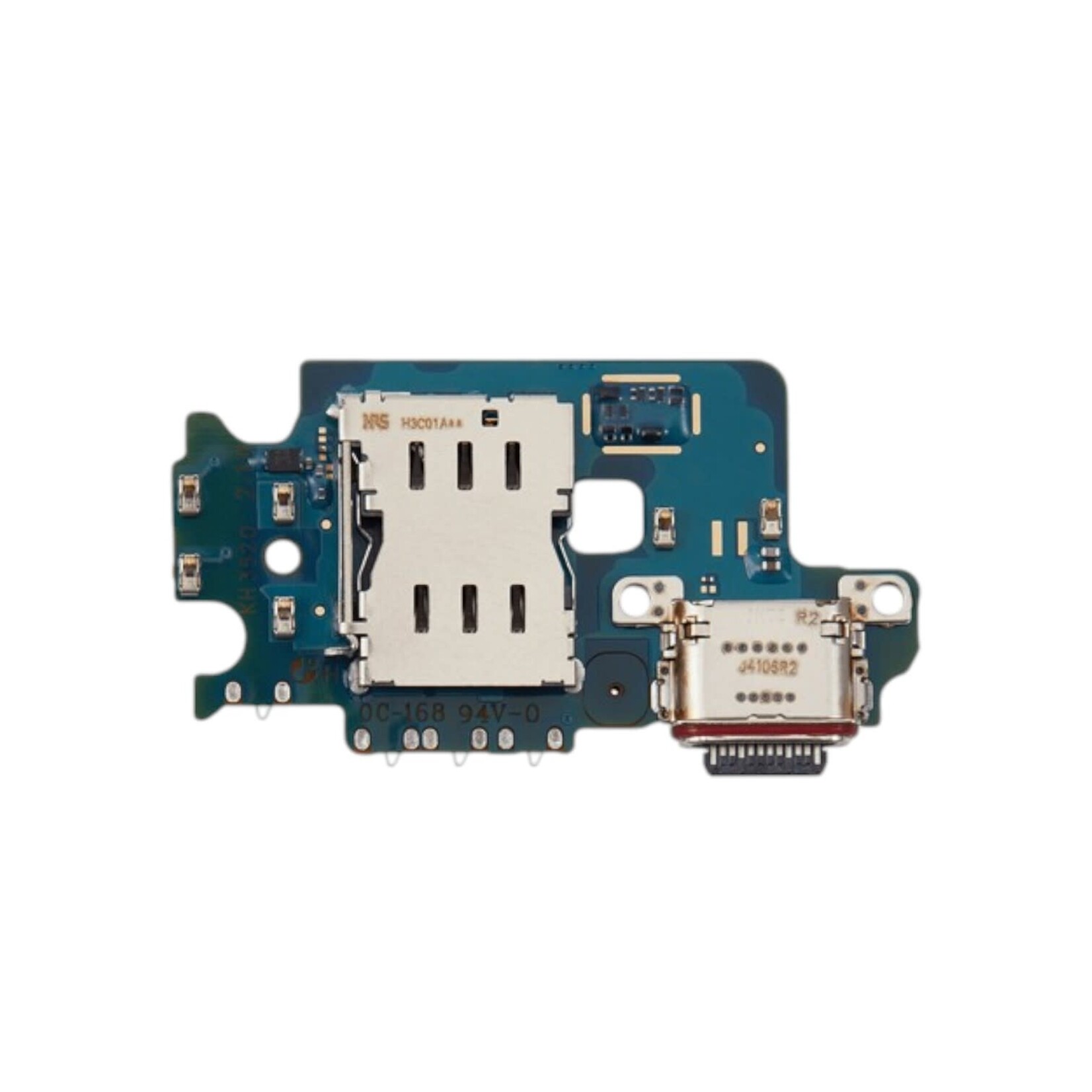 Charging Port Board With Sim Card Reader Compatible For Samsung Galaxy S24 5G (S921B) (International Version) (Premium)